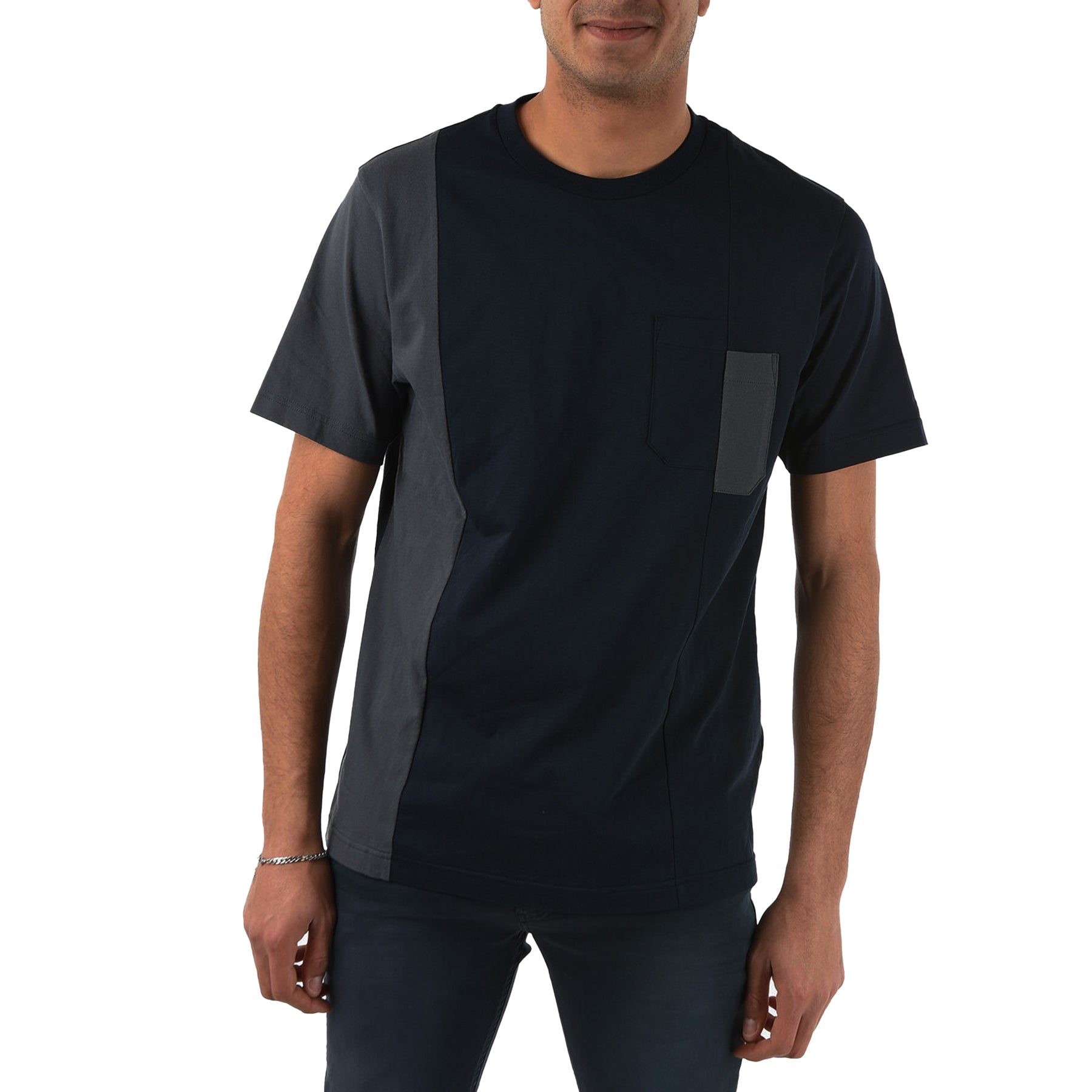 DIESEL T-Risen-B1 Mens T Shirts Regular Fit Crew Neck Short Sleeve Cotton Tee L