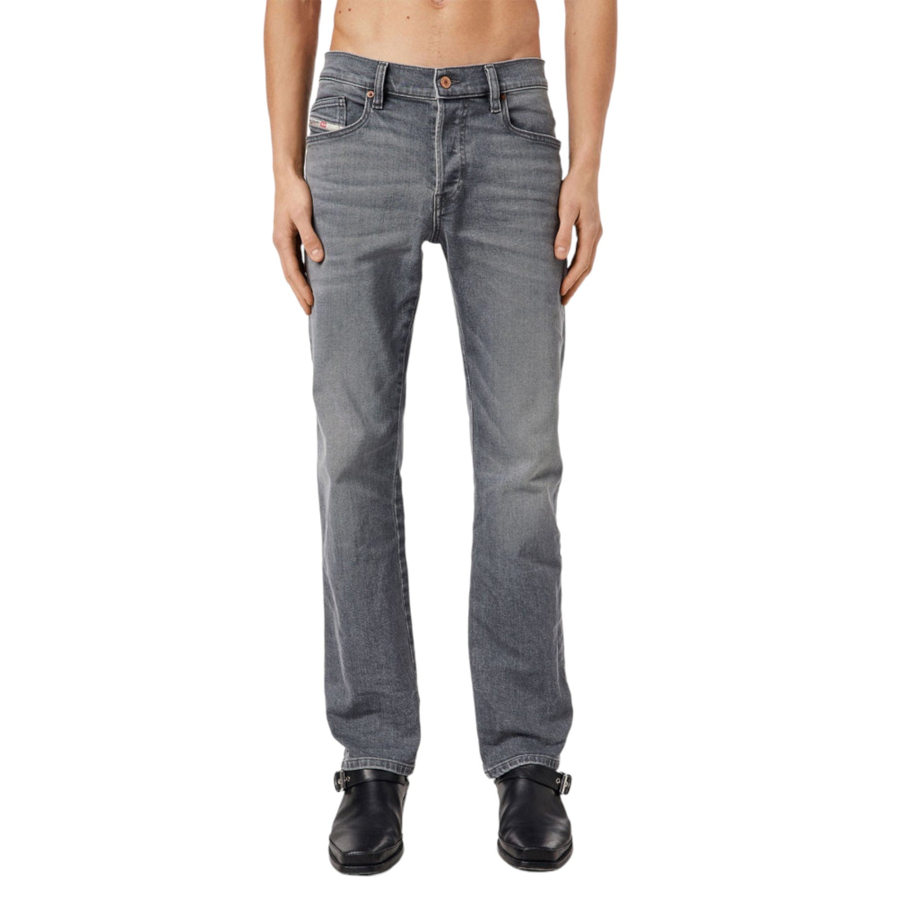 DIESEL D-MIHTRY Mens Denim Jeans Regular Fit Straight Leg Stretch Cotton Pants