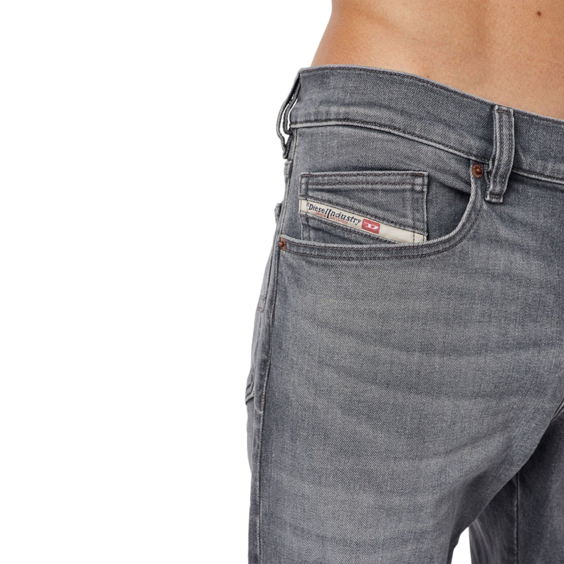 DIESEL D-MIHTRY Mens Denim Jeans Regular Fit Straight Leg Stretch Cotton Pants