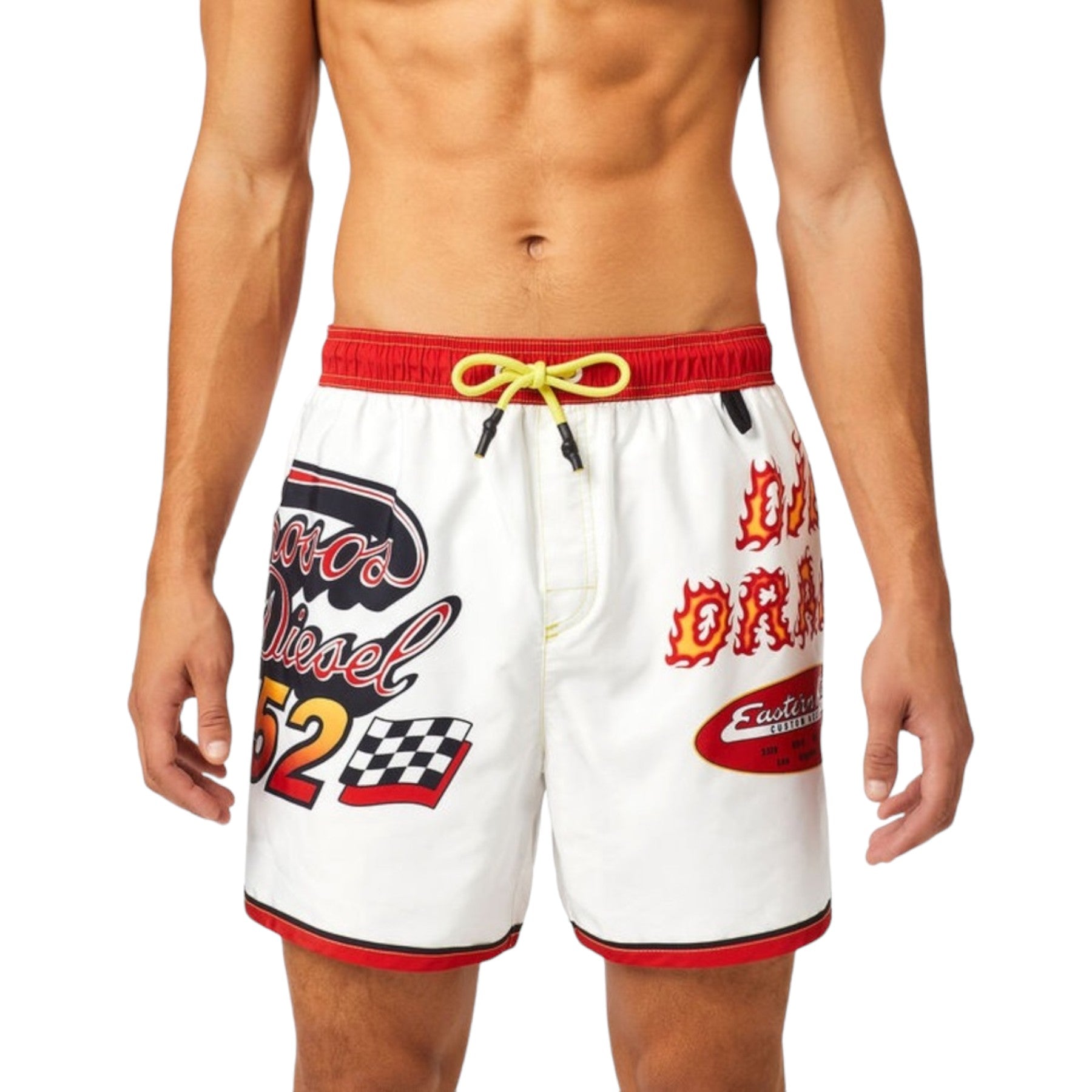 Diesel BMBX-Wave-B Mens Swim Shorts Quick Dry Summer Beach Wear Swim board Short