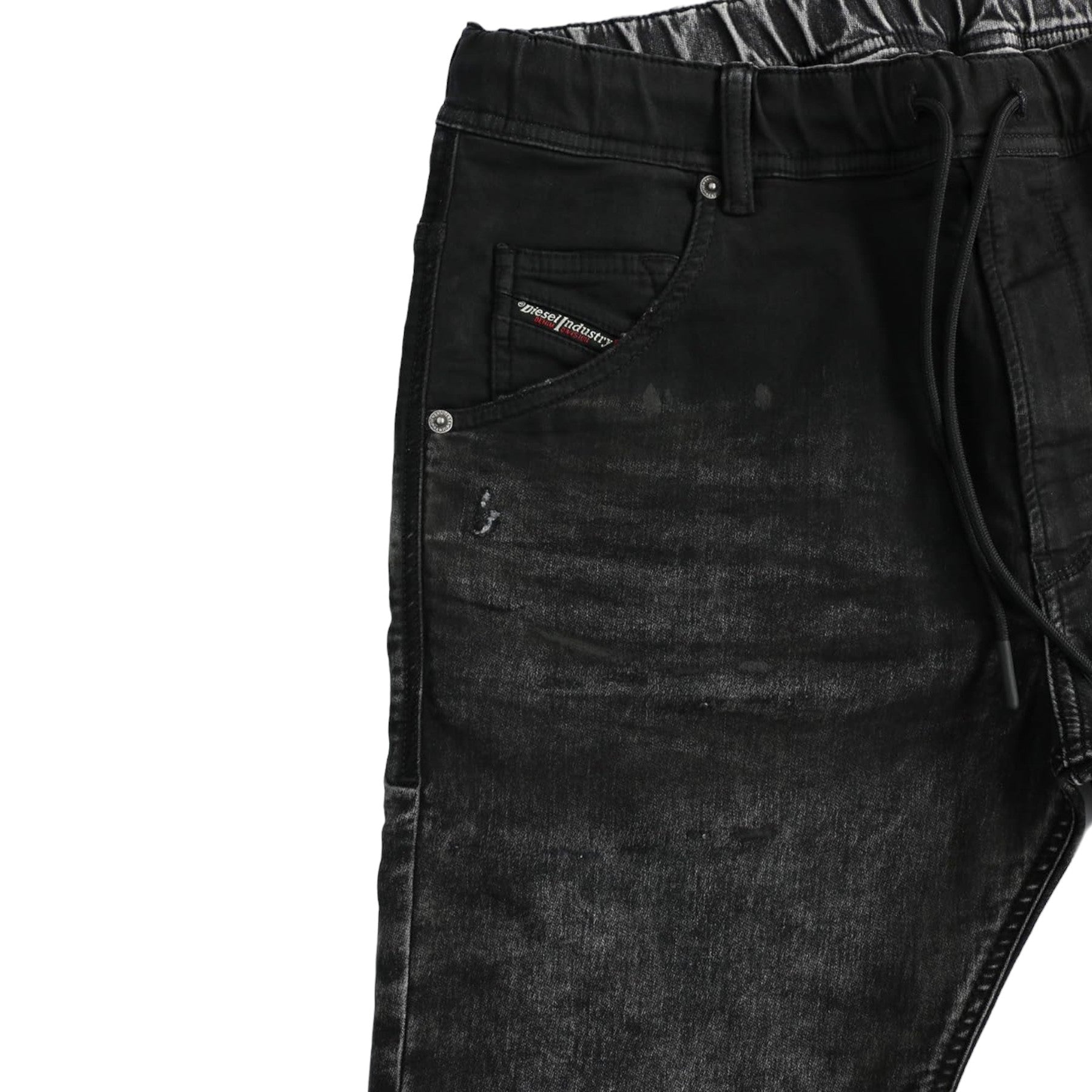 DIESEL D-KR00LEY-NE-SWEAT Mens Denim Jeans Slim Fit Tapered Leg Casual Jogg Pant