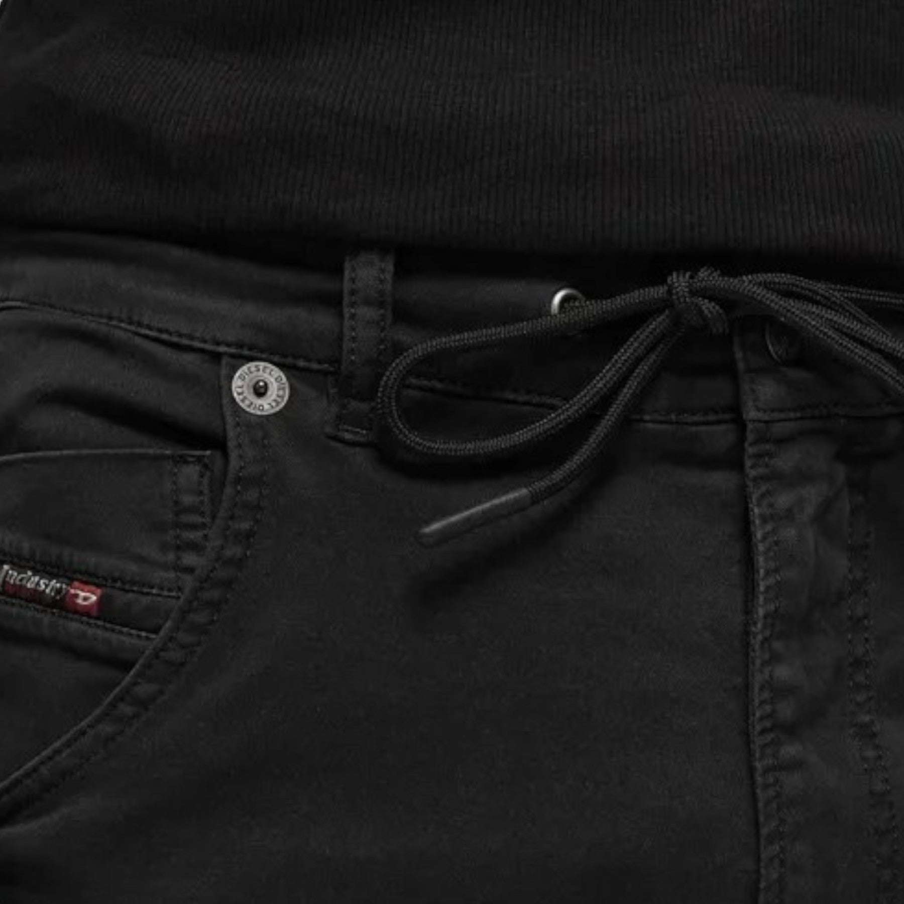 DIESEL D-KR00LEY-NE-SWEAT Mens Denim Jeans Slim Fit Tapered Leg Casual Jogg Pant