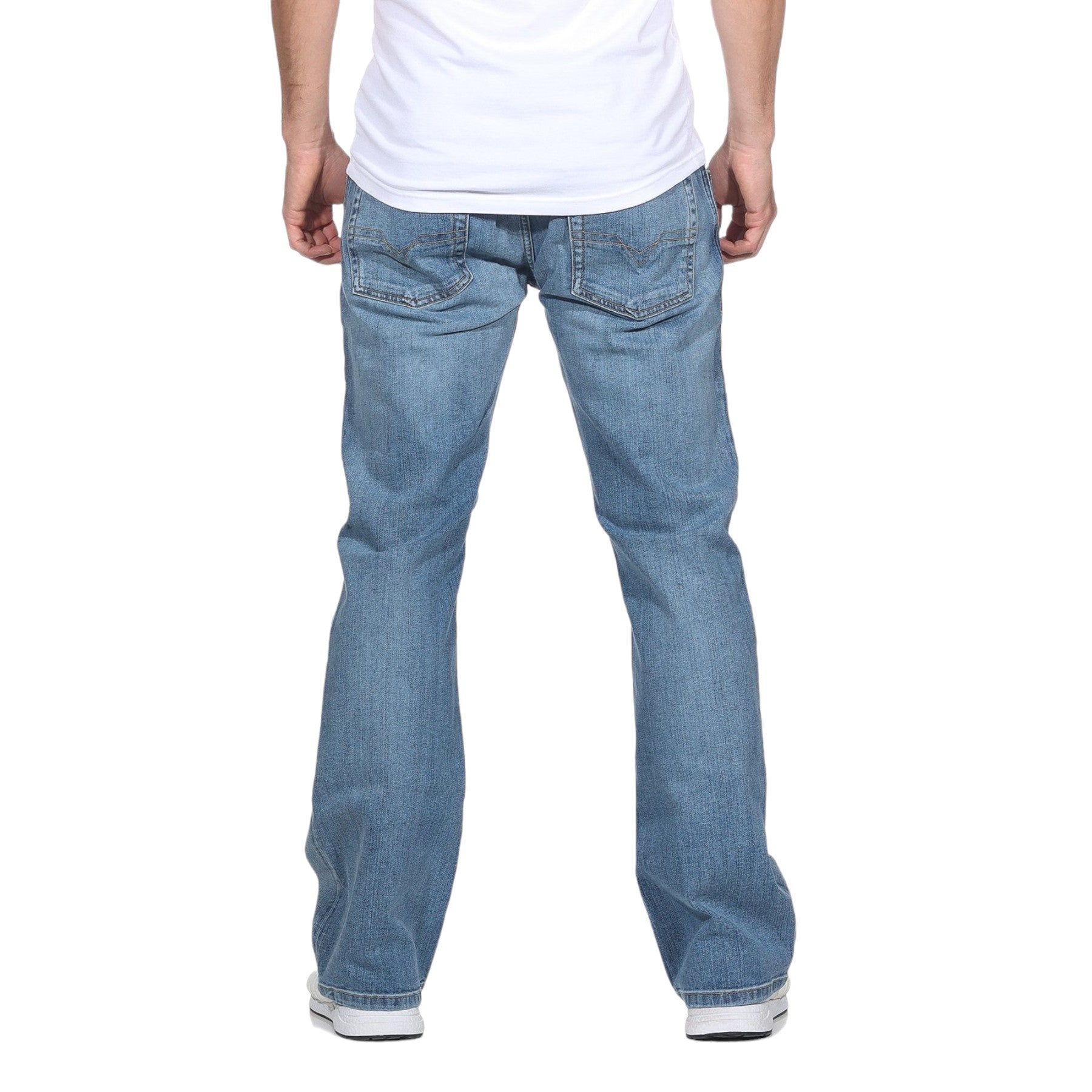 DIESEL ZATINY RM046 Mens Denim Jeans Regular Fit Bootcut Leg Casual Pants