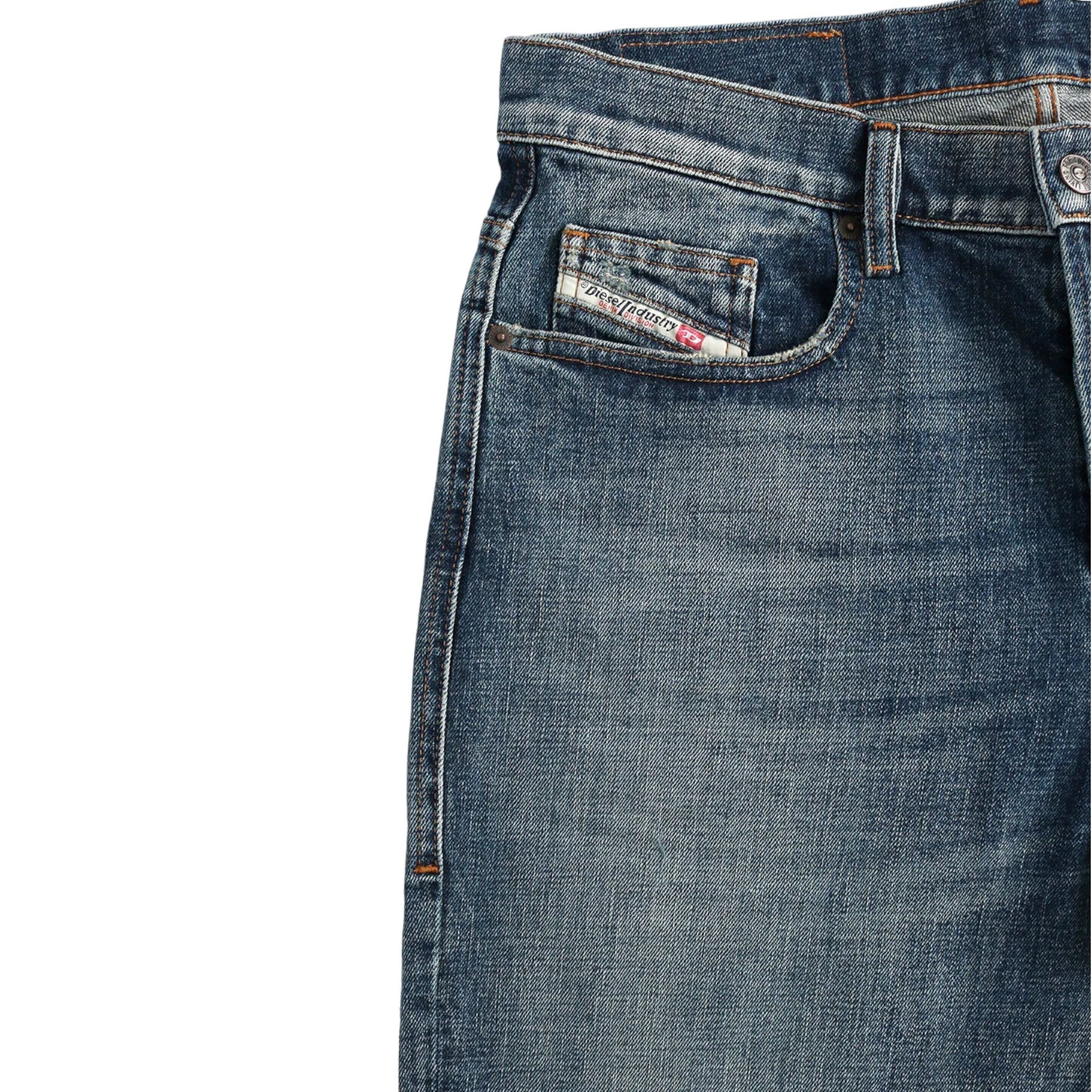 DIESEL 2020 D-VIKER R078R Mens Denim Jeans Regular Fit Straight Cotton Pants W30