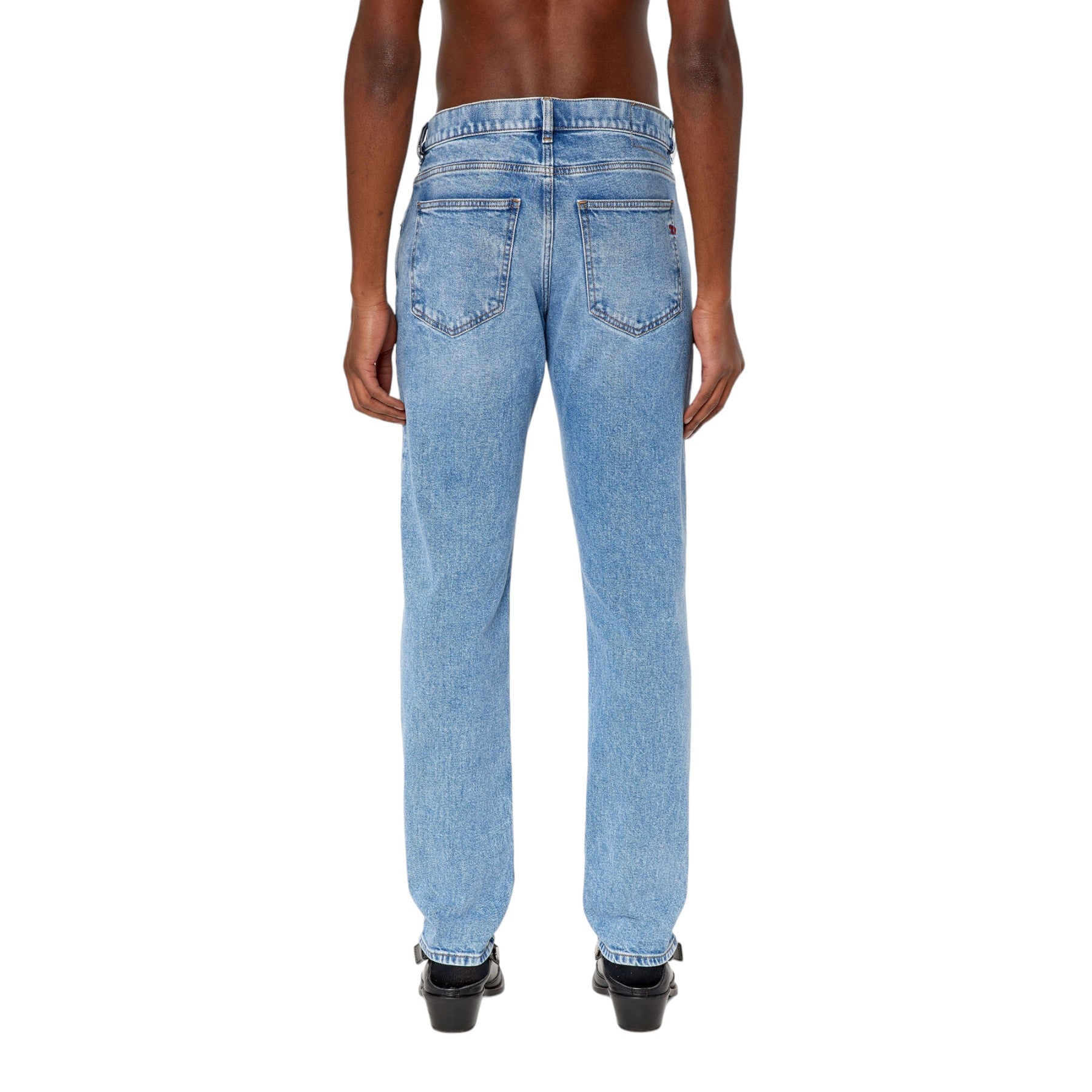 DIESEL 2019 D-STRUKT 09B92 Mens Denim Jeans Slim Fit Tapered Stretch Cotton Pant