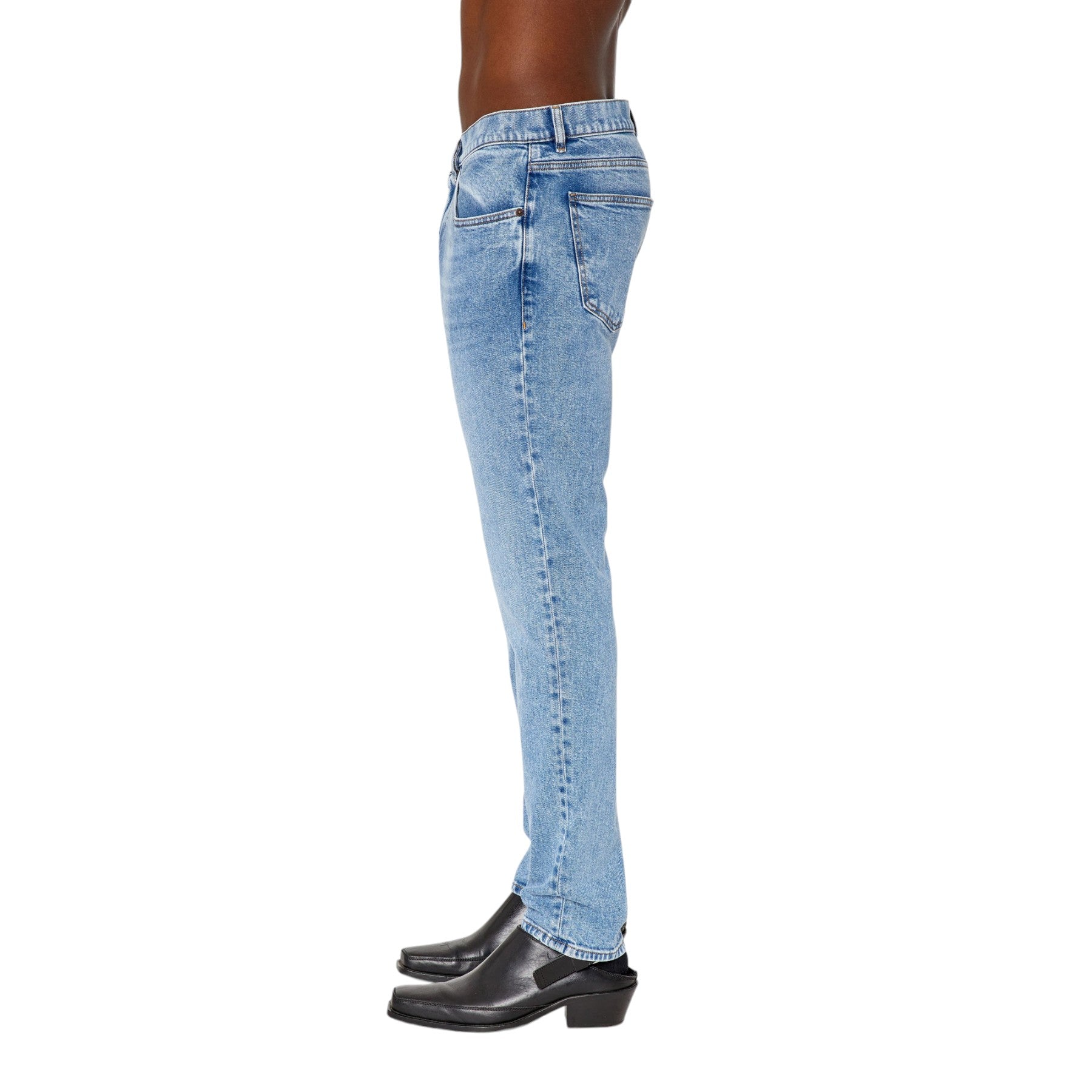 DIESEL 2019 D-STRUKT 09B92 Mens Denim Jeans Slim Fit Tapered Stretch Cotton Pant