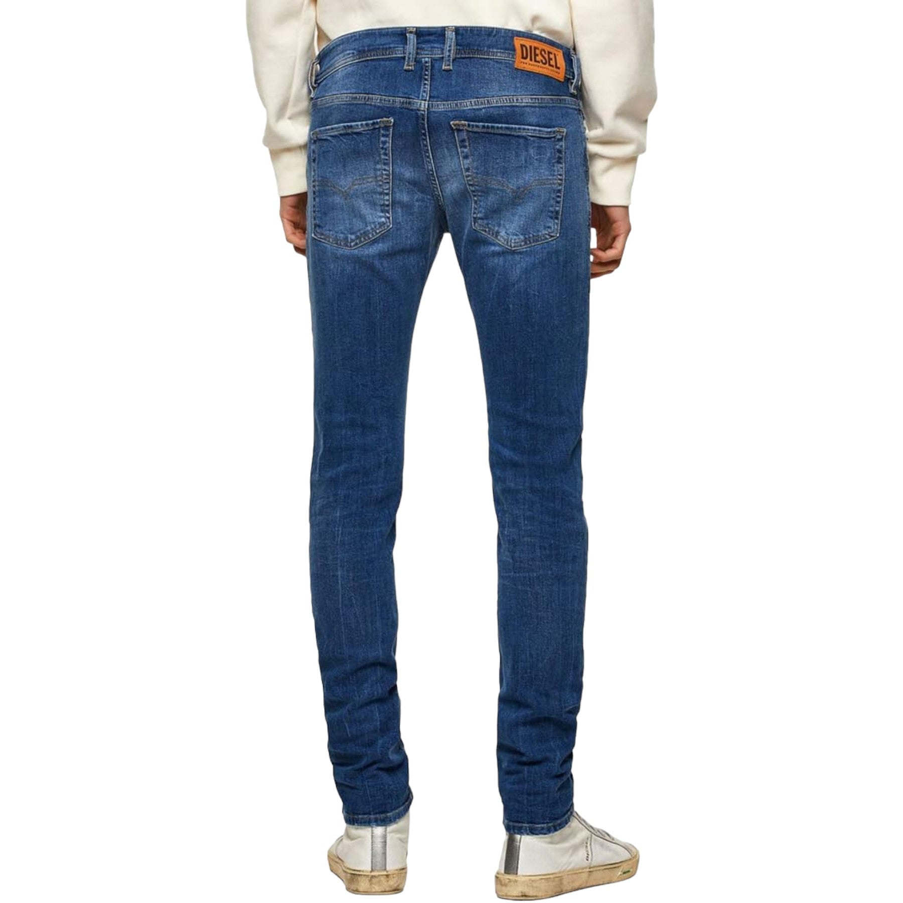 DIESEL SLEENKER 009PK Mens Denim Jeans Slim Fit Skinny Leg Stretch Cotton Pants