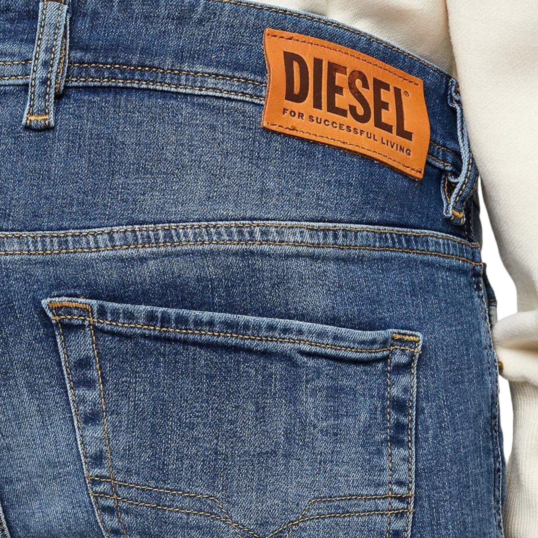 DIESEL SLEENKER 009PK Mens Denim Jeans Slim Fit Skinny Leg Stretch Cotton Pants