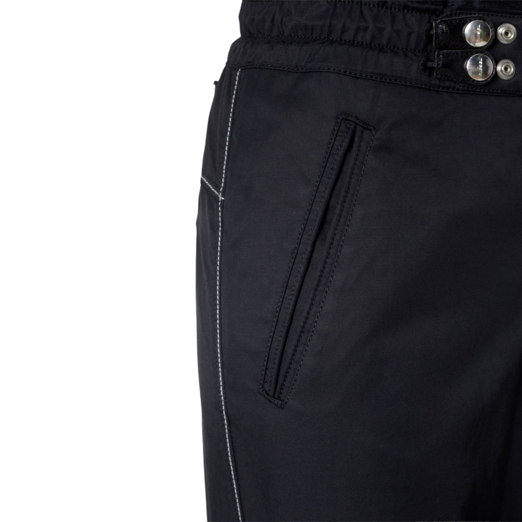 DIESEL P SMILACE Women Trousers Regular Fit Bootcut High Waist Black Ladies Pant