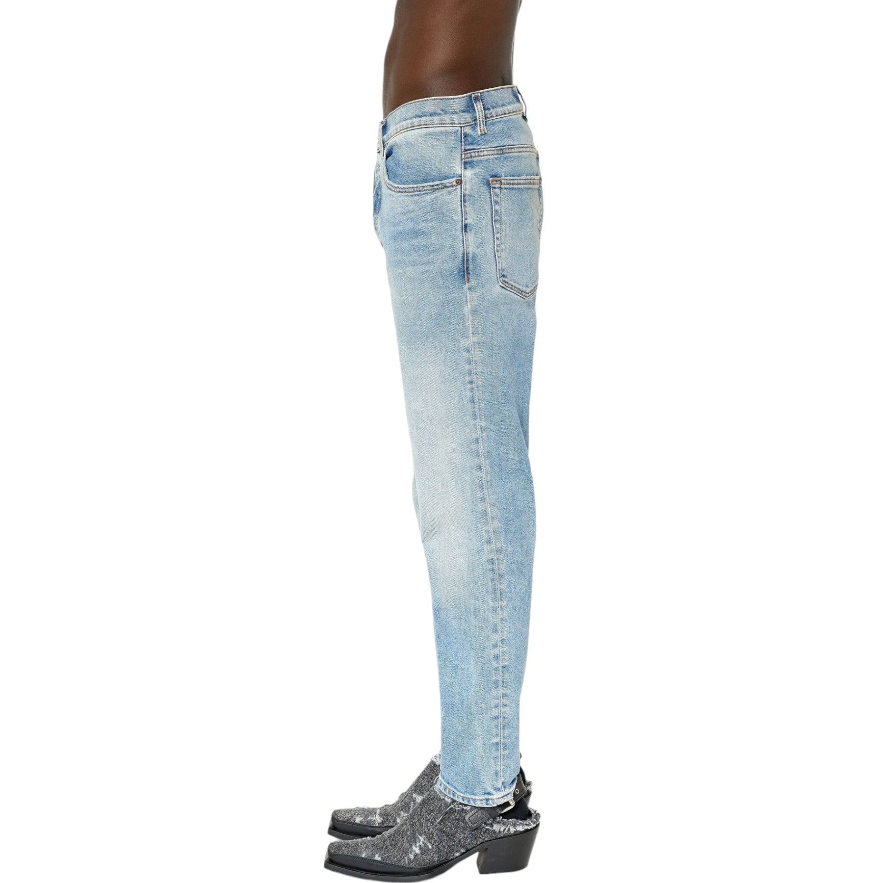 DIESEL 2005 D-FINING 09E86 Mens Denim Jeans Regular Fit Mid Waist Tapered Style