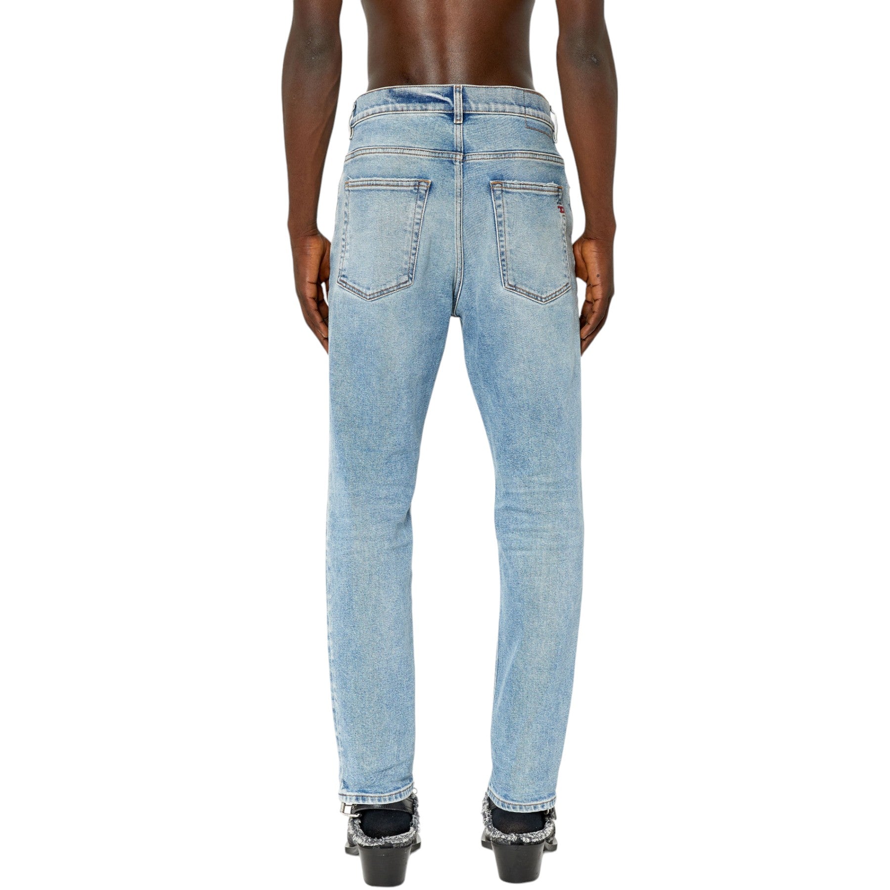 DIESEL 2005 D-FINING 09E86 Mens Denim Jeans Regular Fit Mid Waist Tapered Style