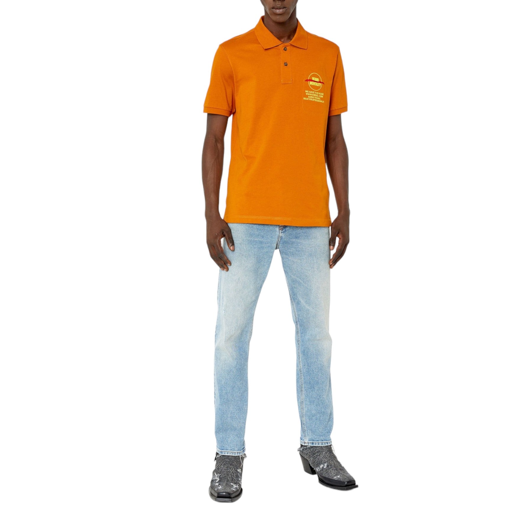 DIESEL 2005 D-FINING 09E86 Mens Denim Jeans Regular Fit Tapered Mid Waist Jeans