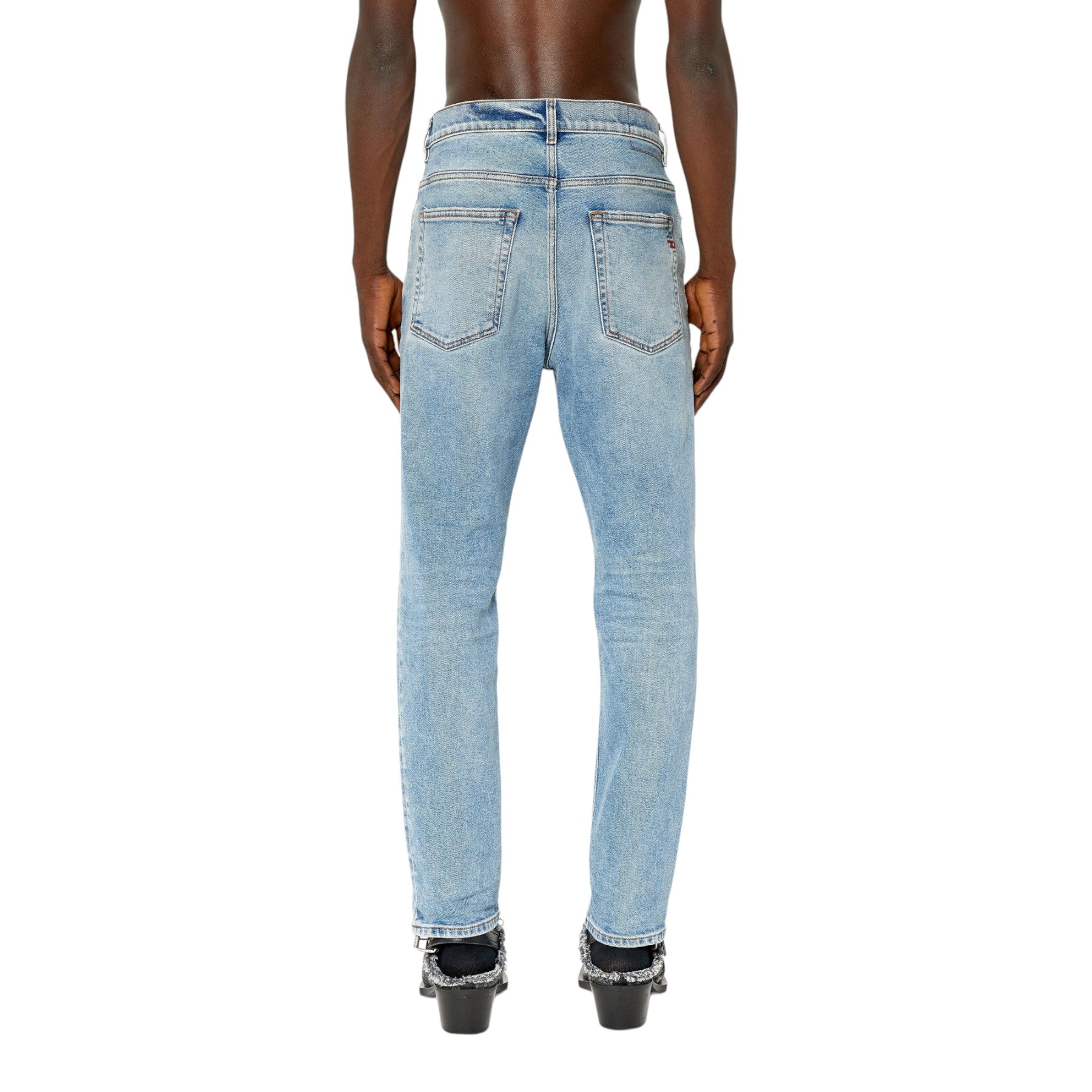 DIESEL 2005 D-FINING 09E86 Mens Denim Jeans Regular Fit Tapered Mid Waist Jeans