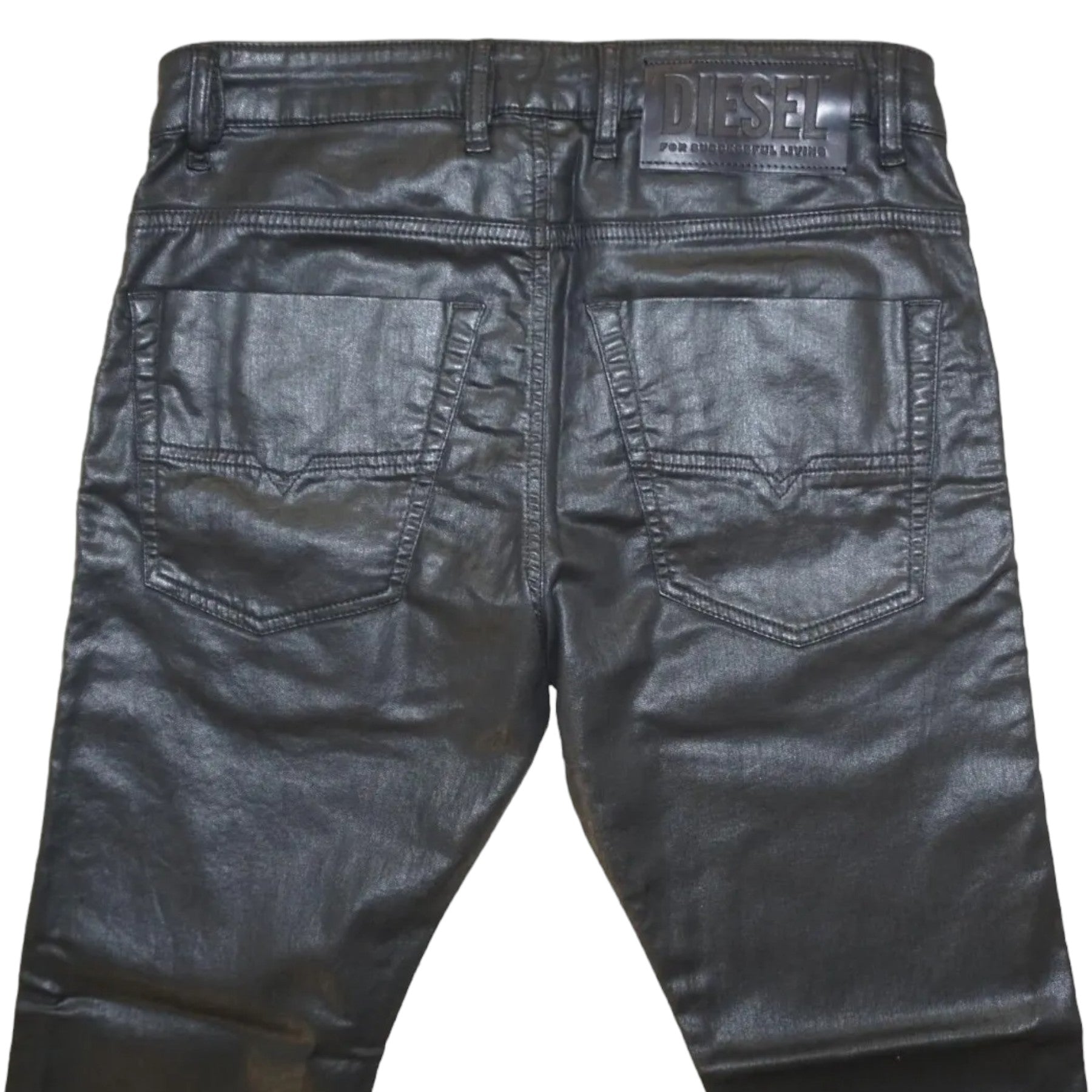 DIESEL KROOLEY 0849R Mens Denim Jog Jeans Stretch Regular Fit Tapered Leg Pants