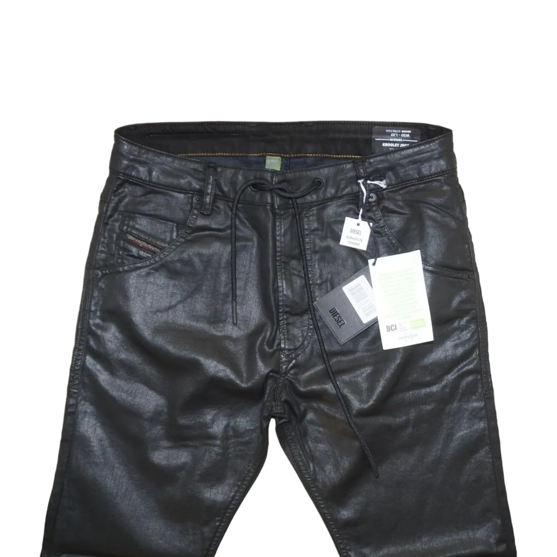 DIESEL KROOLEY 0849R Mens Denim Jog Jeans Stretch Regular Fit Tapered Leg Pants