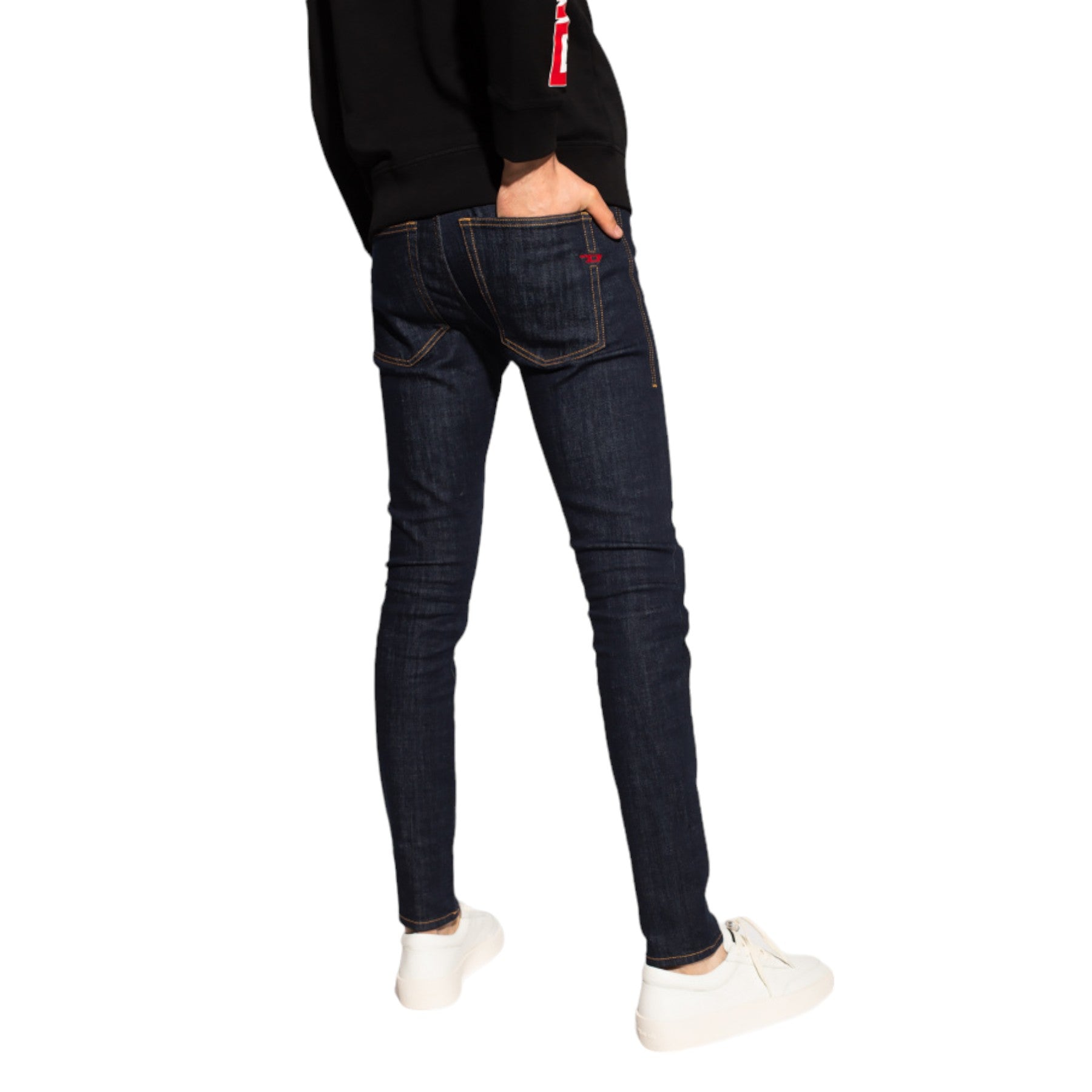 DIESEL D-AMNY Mens Denim Jeans Skinny Fit High Waist Casual Stretch Cotton Pants