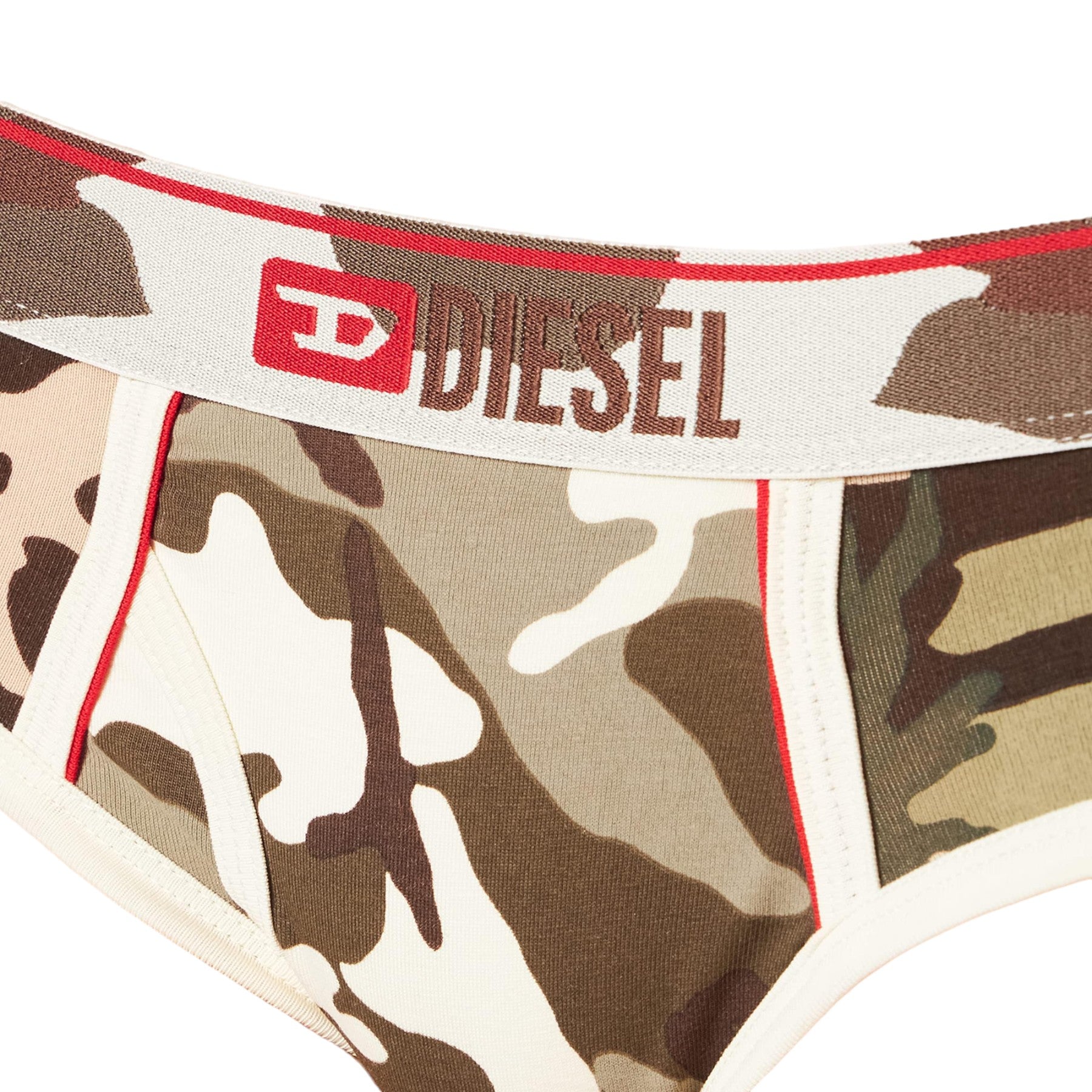 DIESEL OXYS Womens Knickers Camouflage Underwear Ladies Panties Cotton Briefs