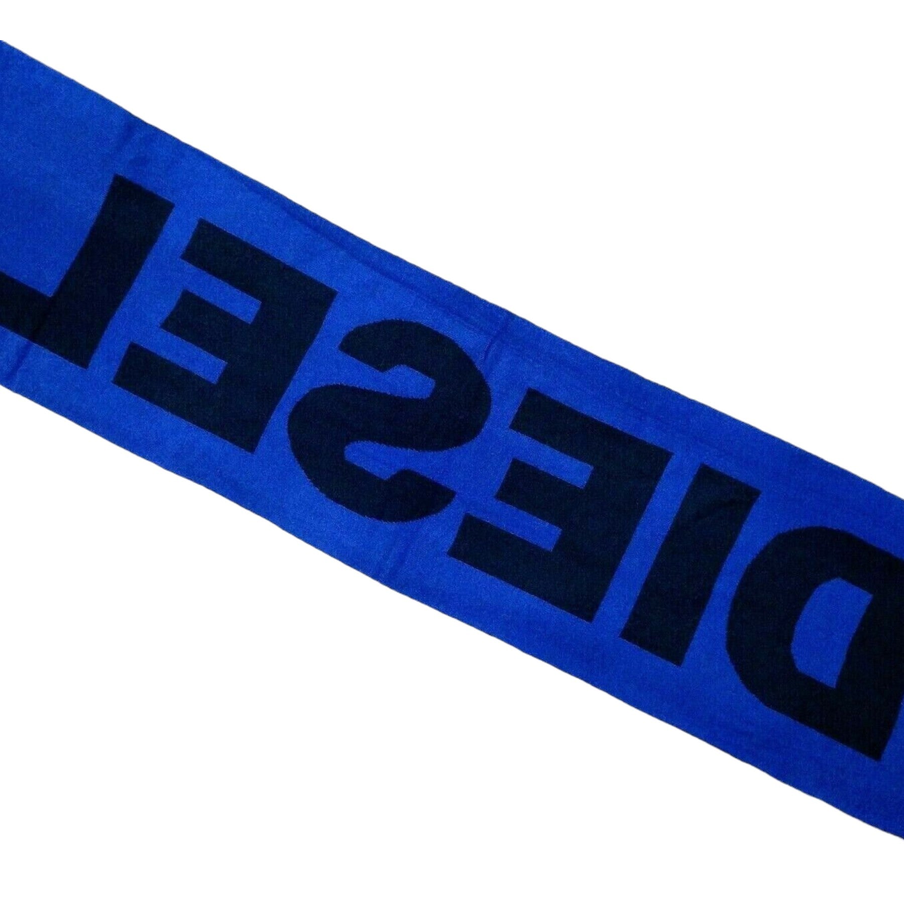 DIESEL R-FROTLIB-KIT Mens Scarf And Hat Gift Set Winter Casual Shawl Wrap Blue