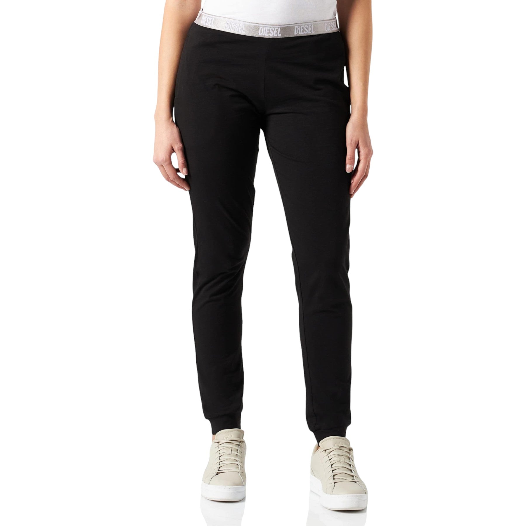 Diesel UFLB-BABYX-S Womens Sweatpants Lightweight Stretchy Soft Cotton Leggings