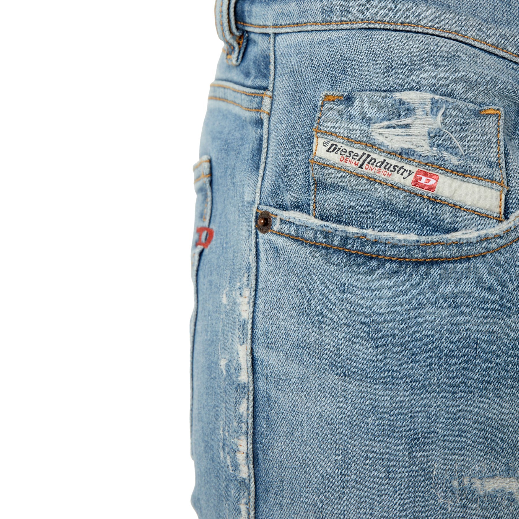 DIESEL 2019 D-STRUKT 09E73 Mens Denim Jeans Slim Fit Mid Waist Stretch Pants NEW