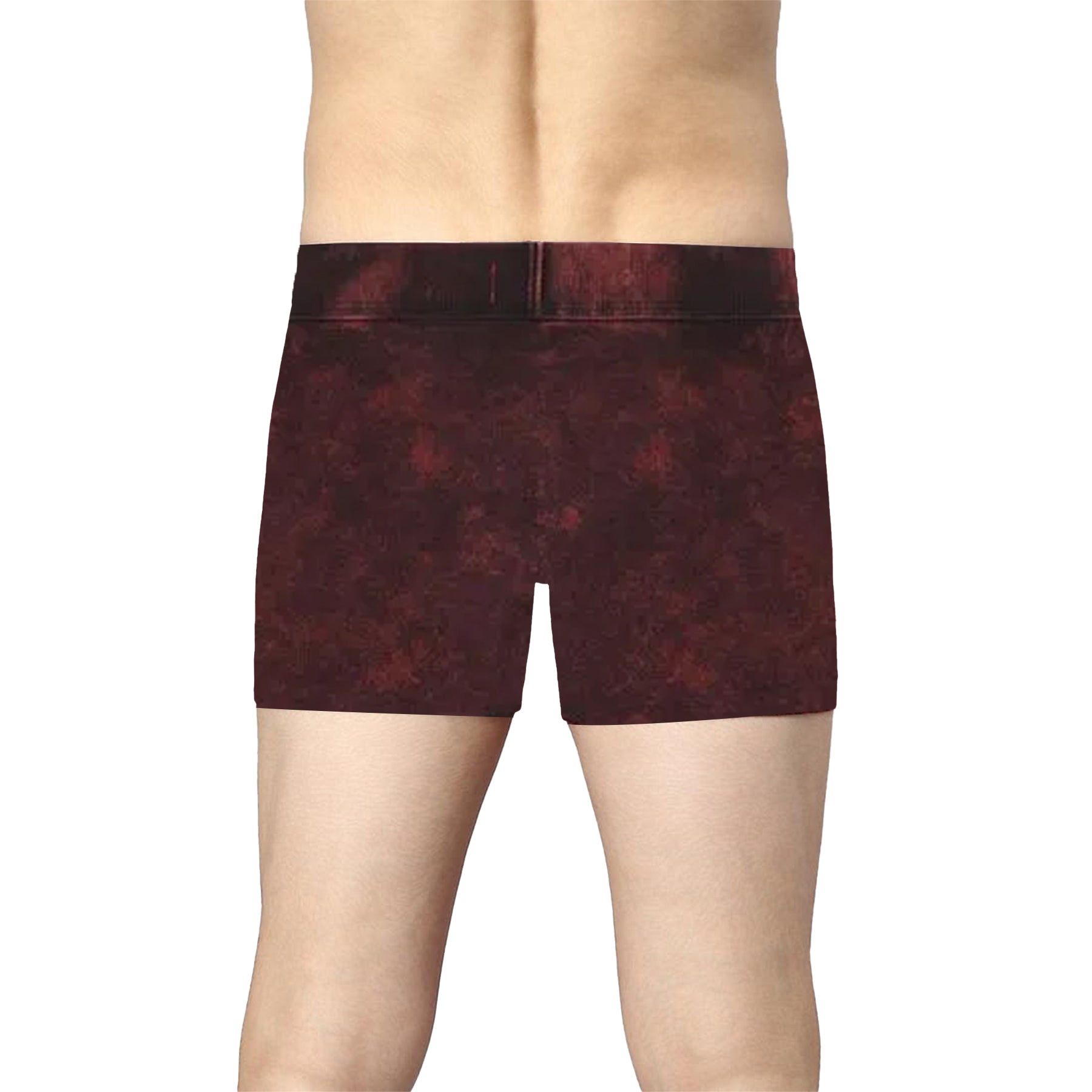 DIESEL CL DAMIEN OLICV Mens Boxer Trunks Stretch Soft Cotton Underwear Dark Red