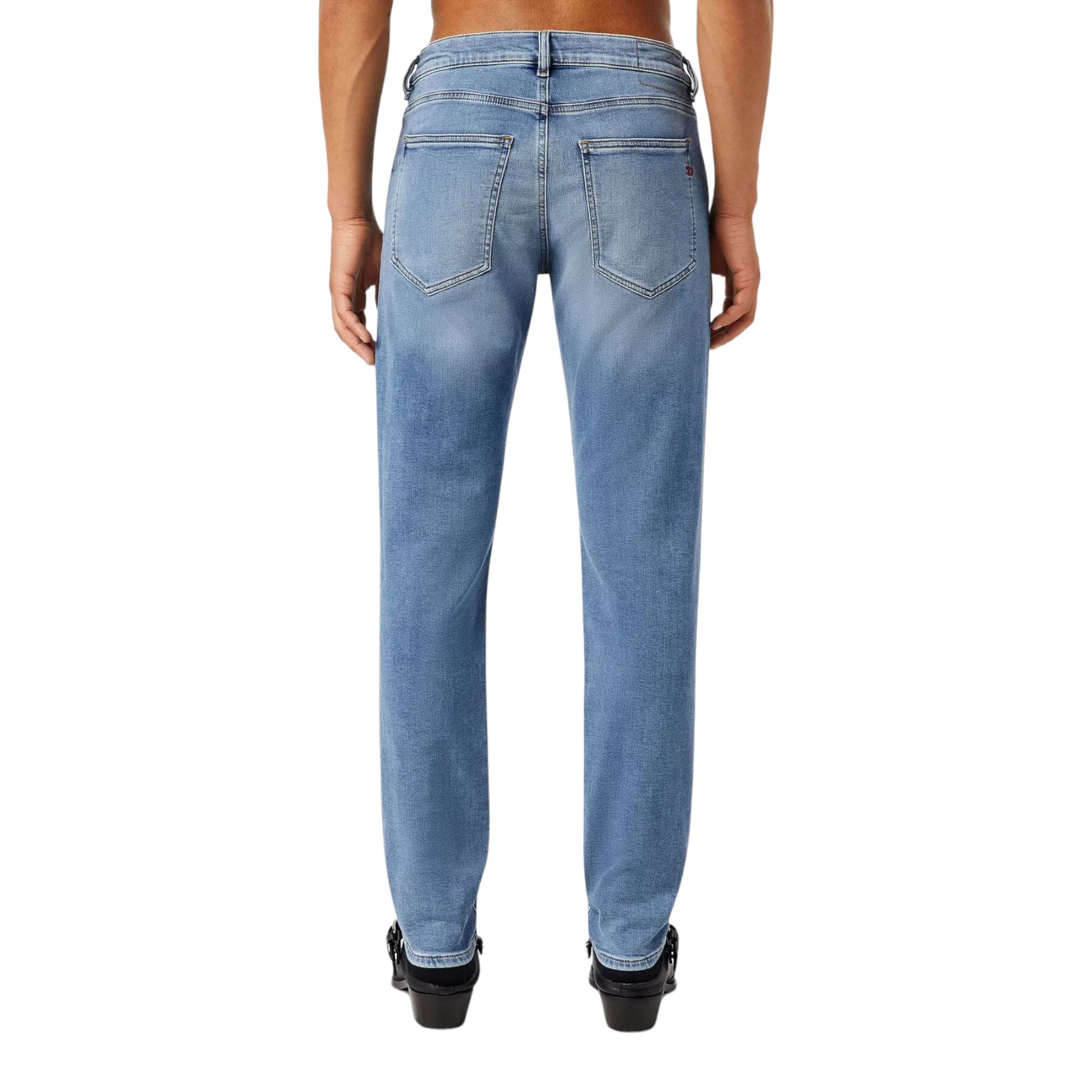 DIESEL D-Strukt Jogg 069ZU Mens Denim Jeans Slim Fit Tapered Mid Waist Pants W36