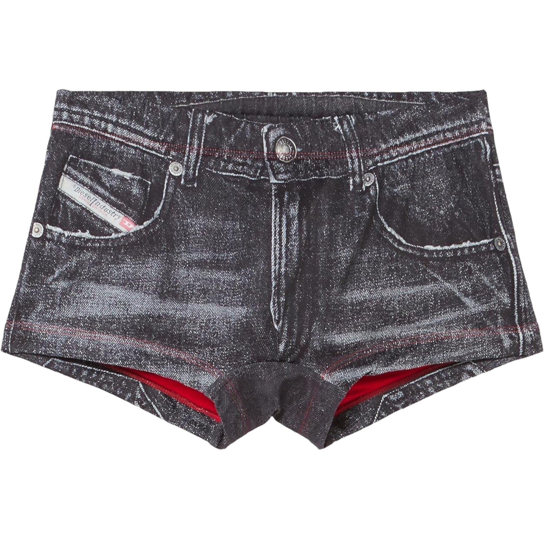 DIESEL BMBX-BRAD Mens Swim Briefs Shorts Quick Dry Beach Trunks Swimwear New L