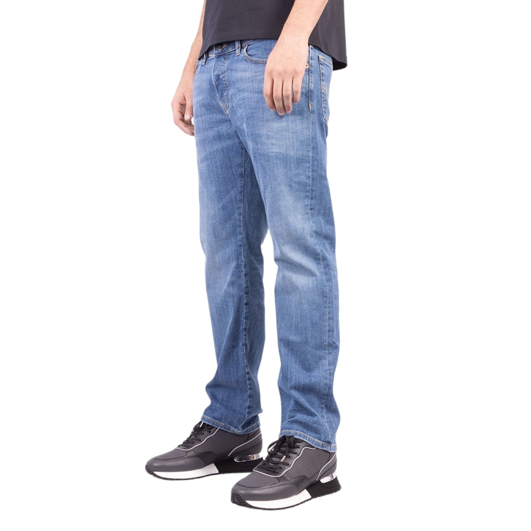 DIESEL D-MIHTRY 0ELAV Mens Denim Jeans Loose Fit Straight Leg Cotton Pants W38