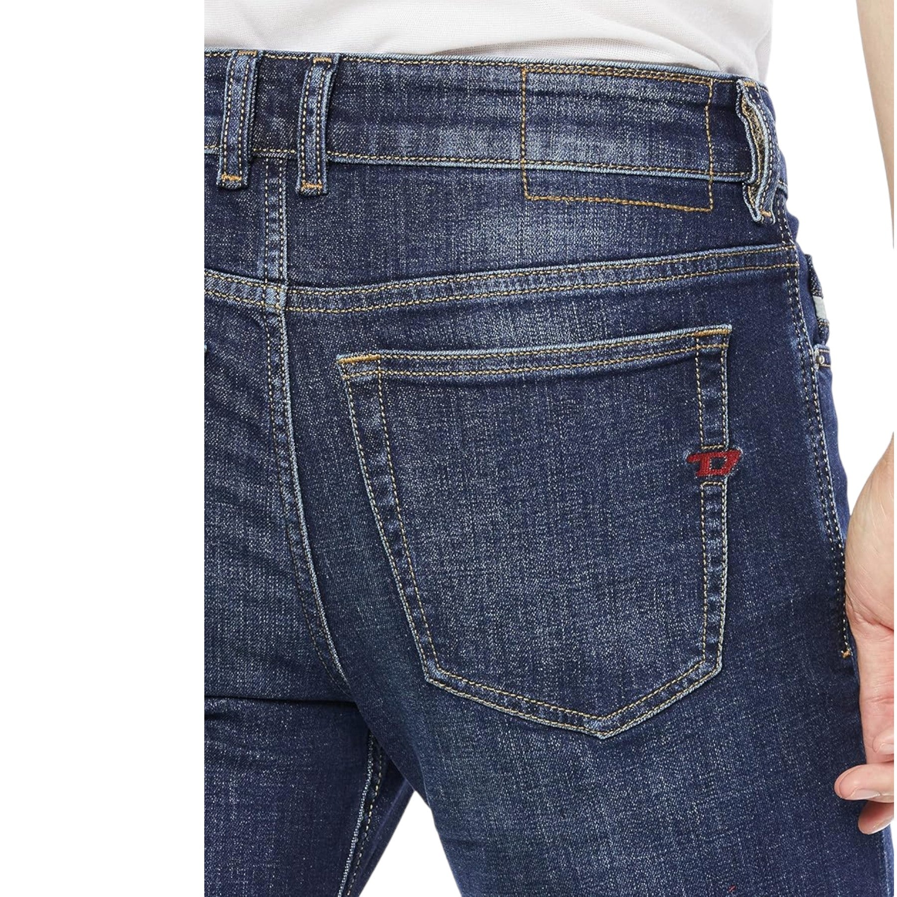 DIESEL 1979 SLEENKER 09D43 Mens Denim Jeans Skinny Fit Stretch Cotton Skinny Leg