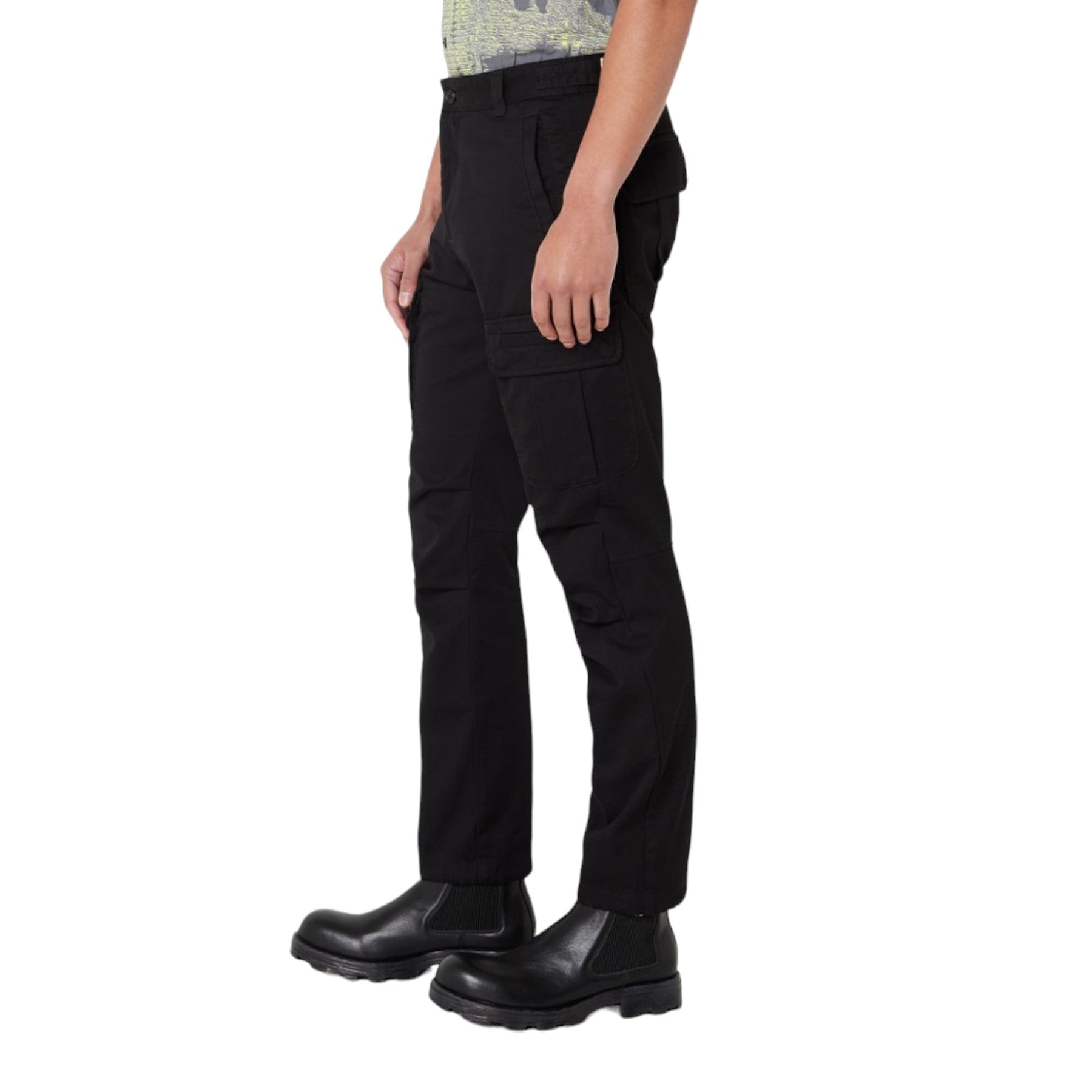 DIESEL P-ARGY 0KCAF Mens Cargo Trousers Regular Fit Tapered Cotton Work Pant W36