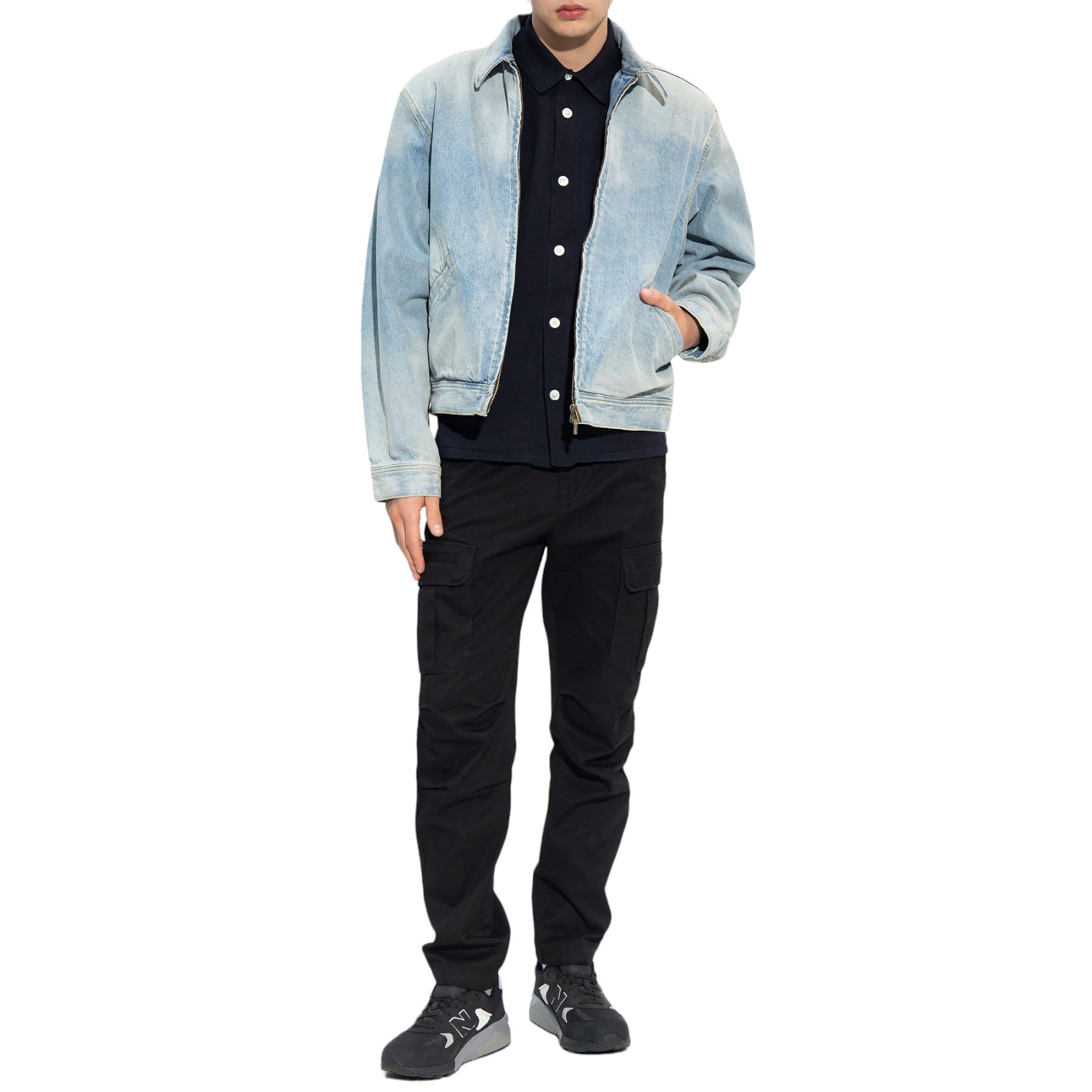 DIESEL P-ARGY 0KCAF Mens Cargo Trousers Regular Fit Tapered Cotton Work Pant W36