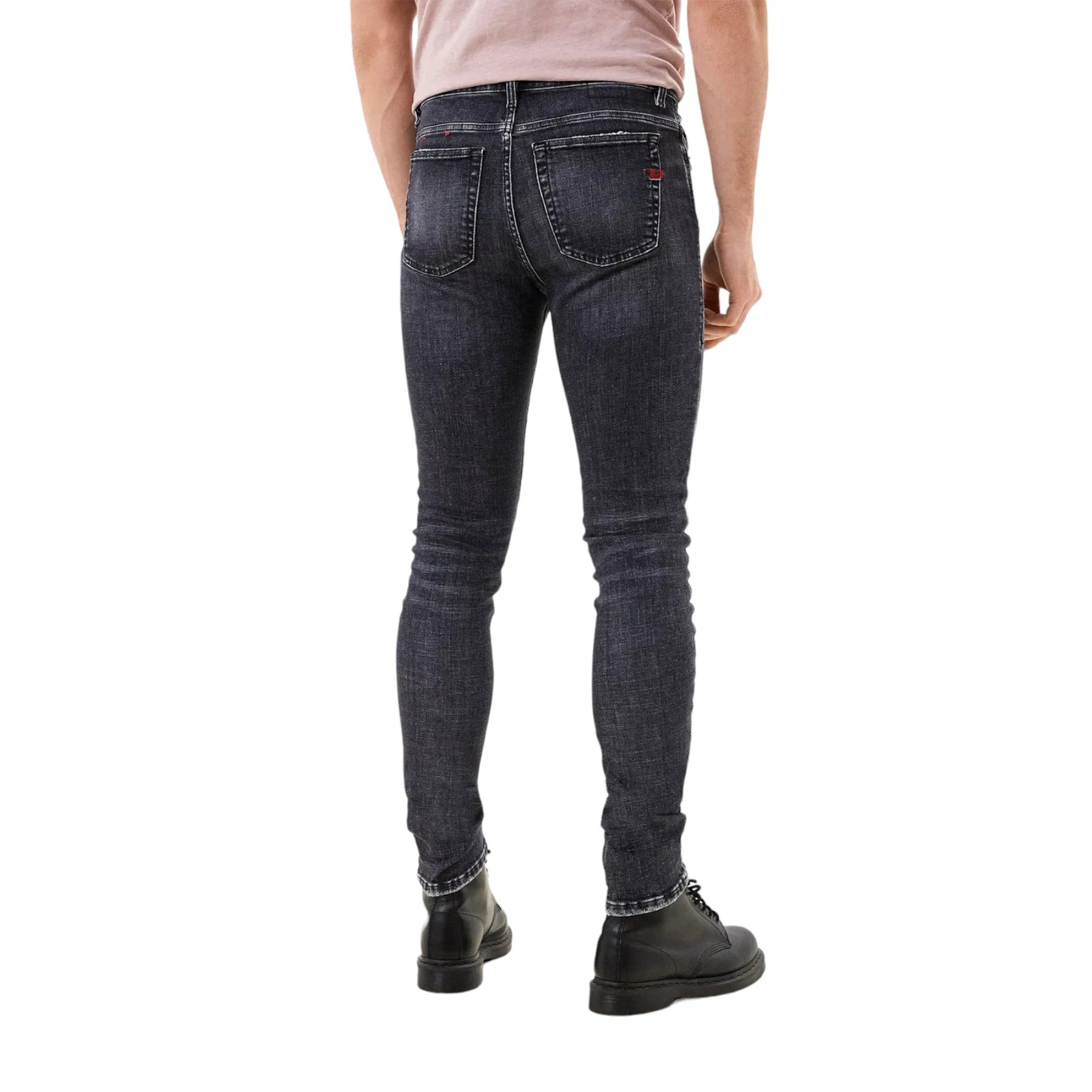 DIESEL1983 09D88 Mens Denim Jeans Skinny Leg High Waist Slim Fit Casual Pants