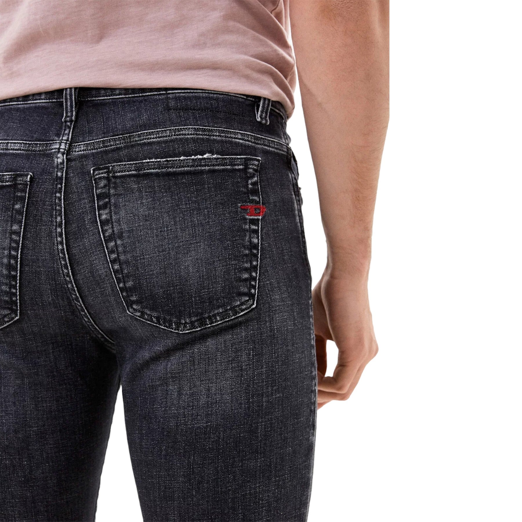 DIESEL1983 09D88 Mens Denim Jeans Skinny Leg High Waist Slim Fit Casual Pants