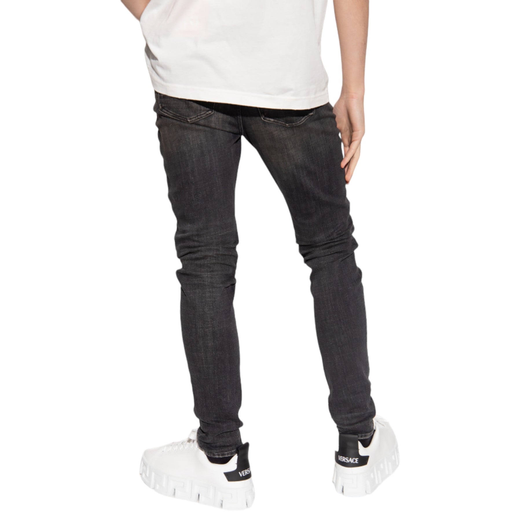 DIESEL1983 09D88 Mens Denim Jeans Skinny Leg High Waist Slim Fit Casual Pants