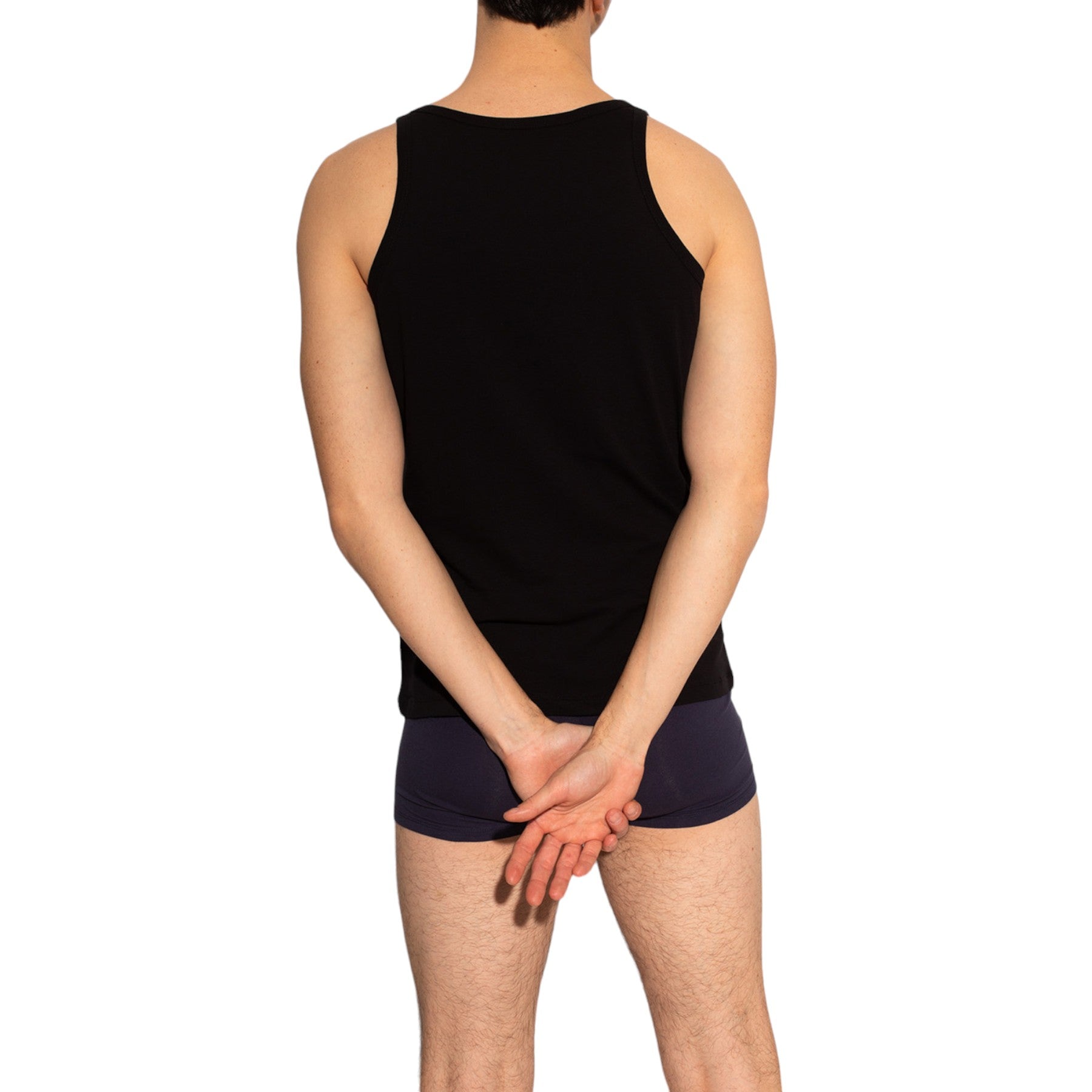 DIESEL UMTK 0WAVC Mens Tank Tops Slim Fit 3x Pack Scoop Neck Cotton Gym Vest Top