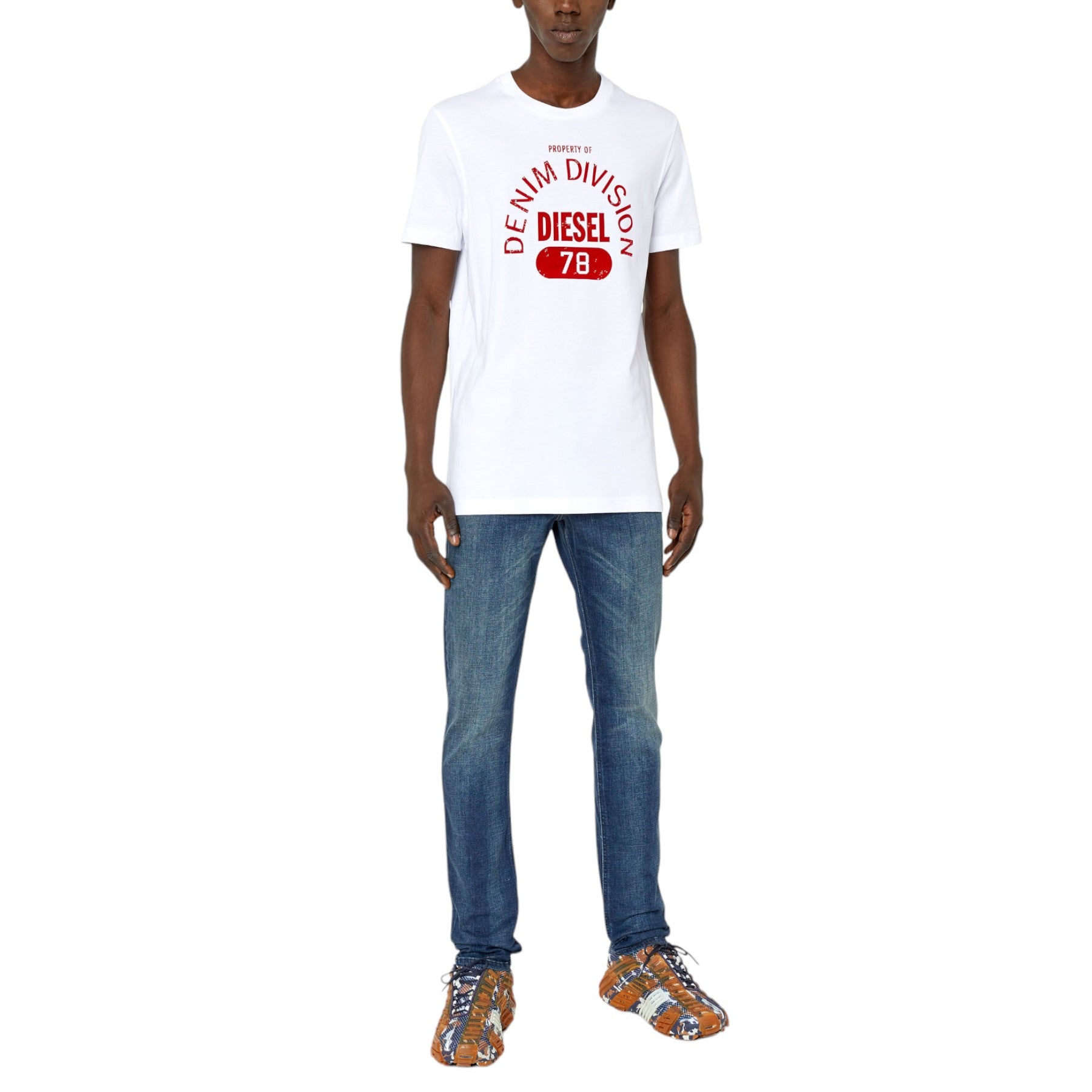 DIESEL 1979 SLEENKER 09F58 Mens Denim Jeans Slim Fit Stretch Cotton Skinny Pants