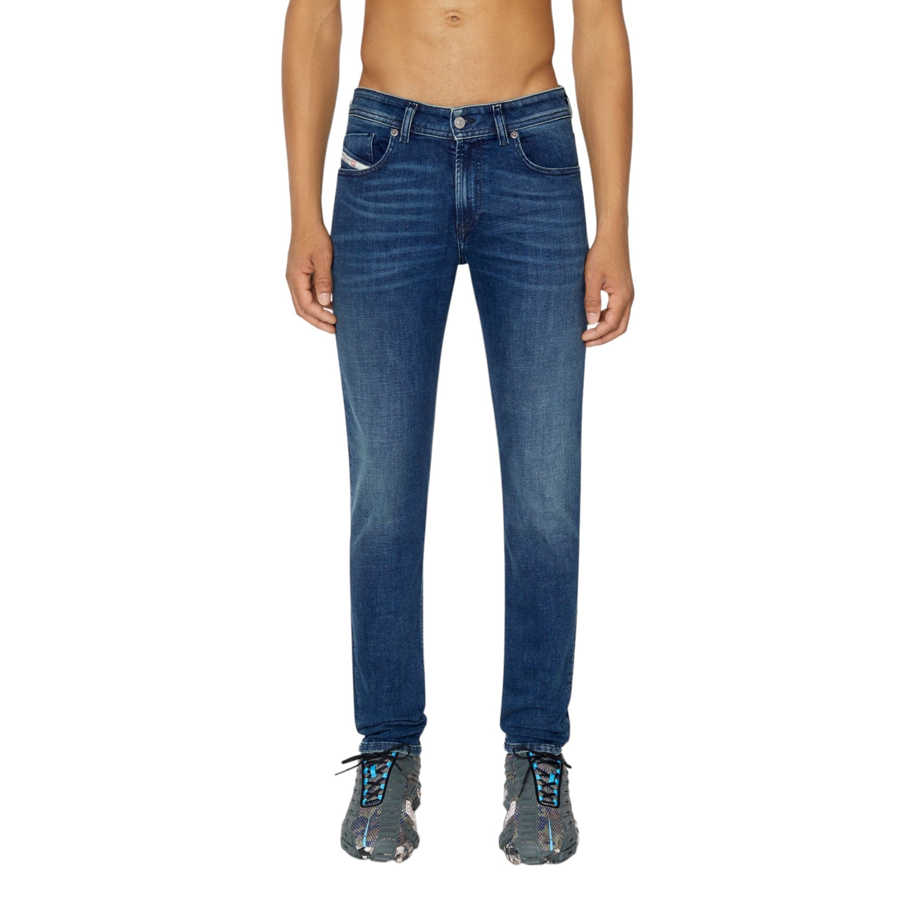 DIESEL 1979 SLEENKER 09F38 Mens Denim Jeans Stretch Skinny Leg Cotton Pants NEW