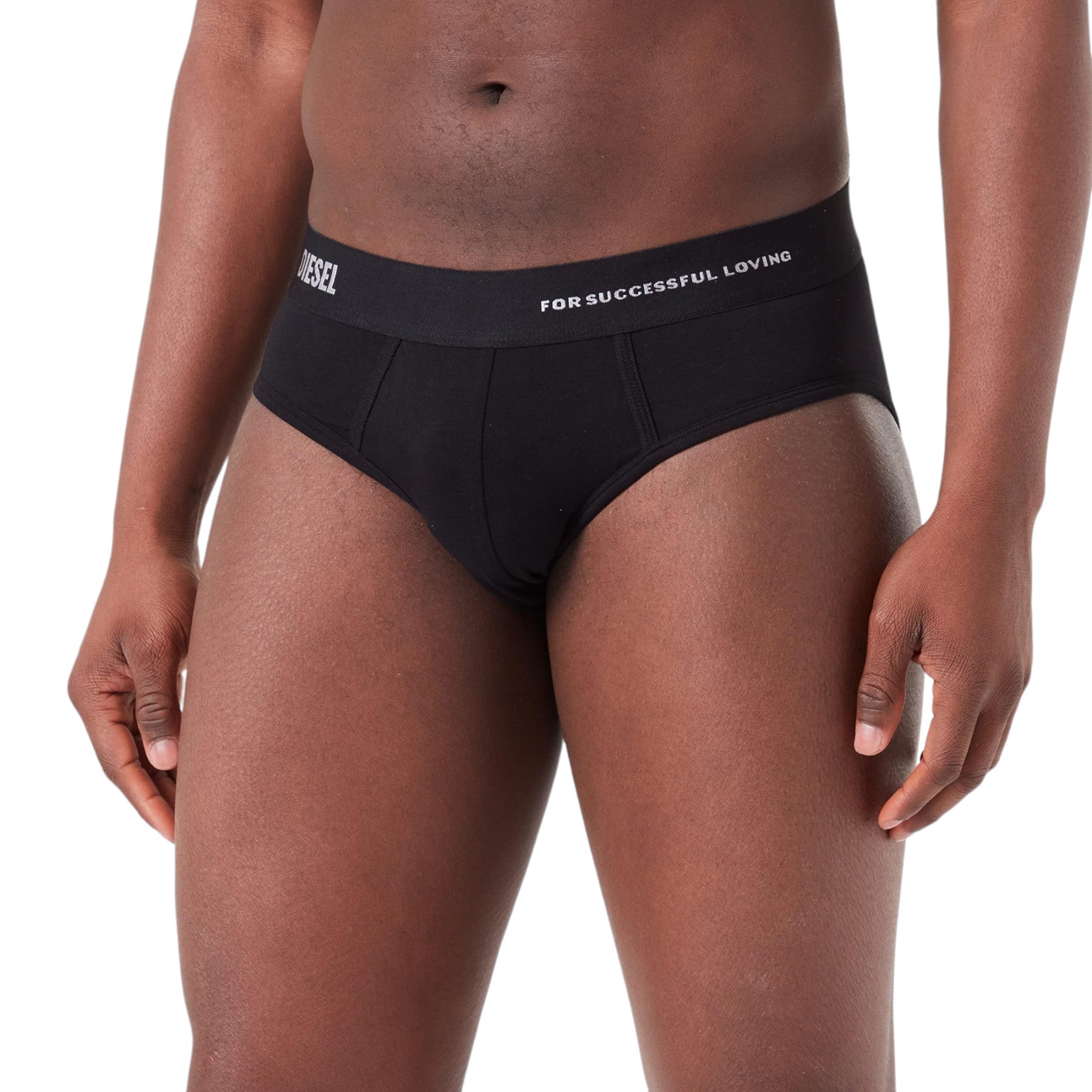 Diesel Andrethreepack-E6483 Mens Briefs 3 Pack Stretch Soft Cotton Underwear New