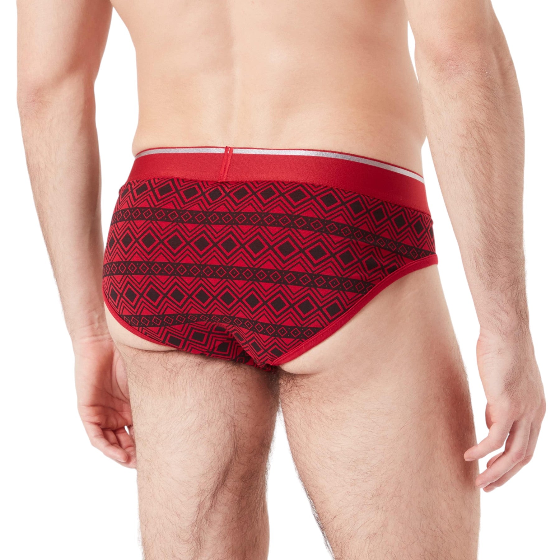 Diesel Andrethreepack-E6485 Mens Briefs 3 Pack Stretch Soft Cotton Underwear New