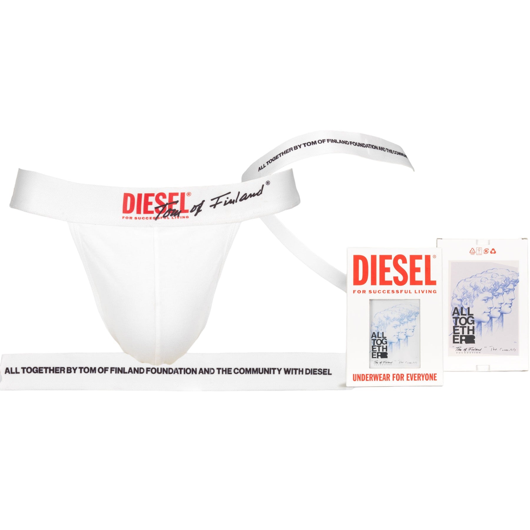 Diesel UMBR-Jocky Mens Jock Strap Backless Thong Tom Of Finland Sexy Jockstrap