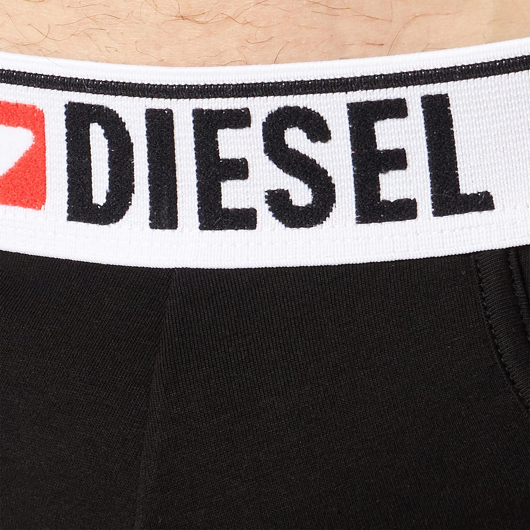 Diesel UMBR-Andre 0HEAU Mens Briefs 1x Pack Stretch Soft Cotton Underwear Black