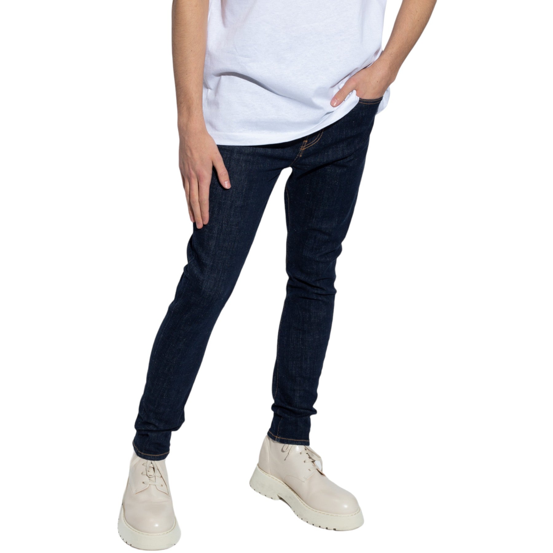 DIESEL 1983 Z9C33 Mens Denim Jeans Skinny Fit High Waist Stretch Pants Cotton