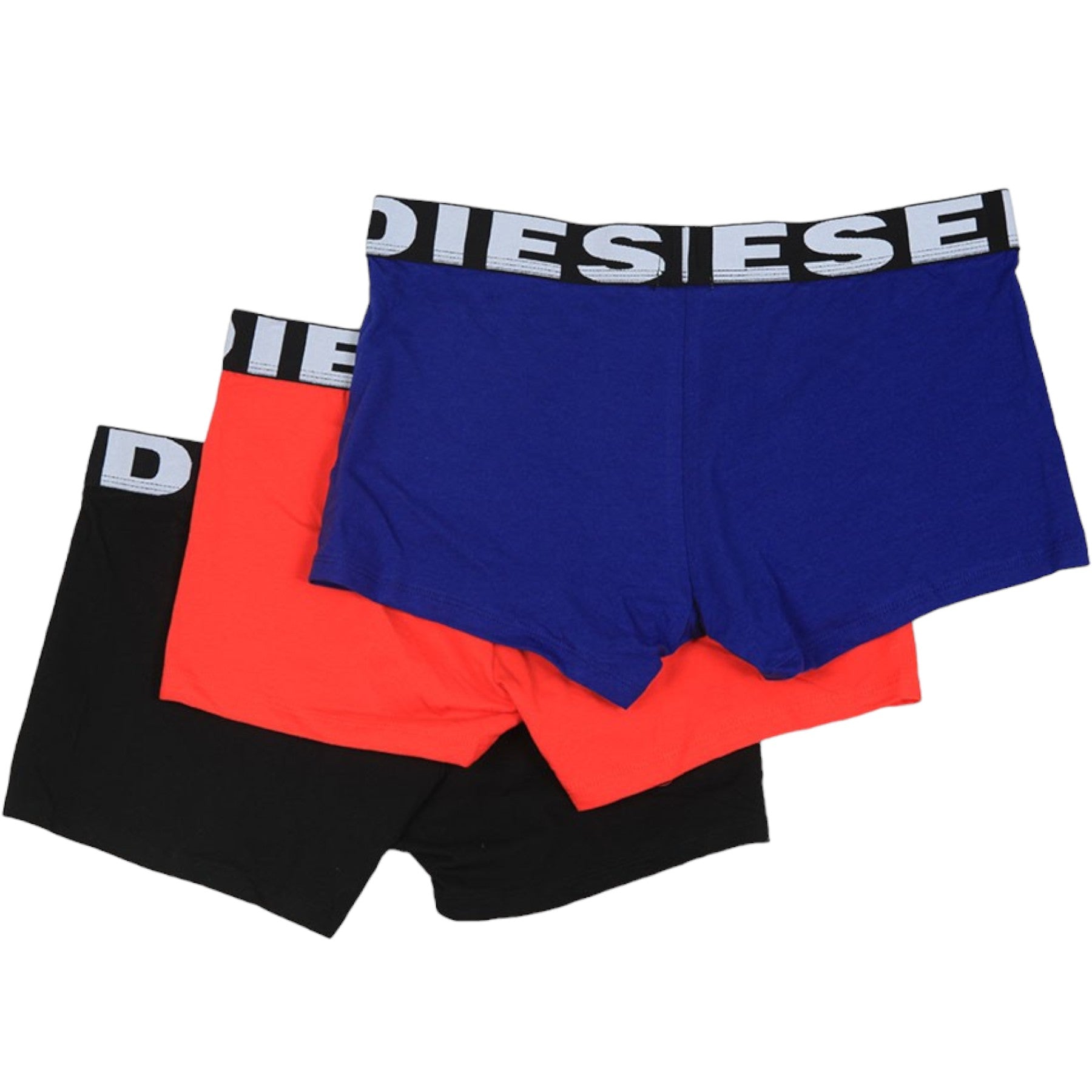 Diesel Shawnthreepack E5066 Mens Trunks 3 Pack Stretch Soft Cotton Underwear