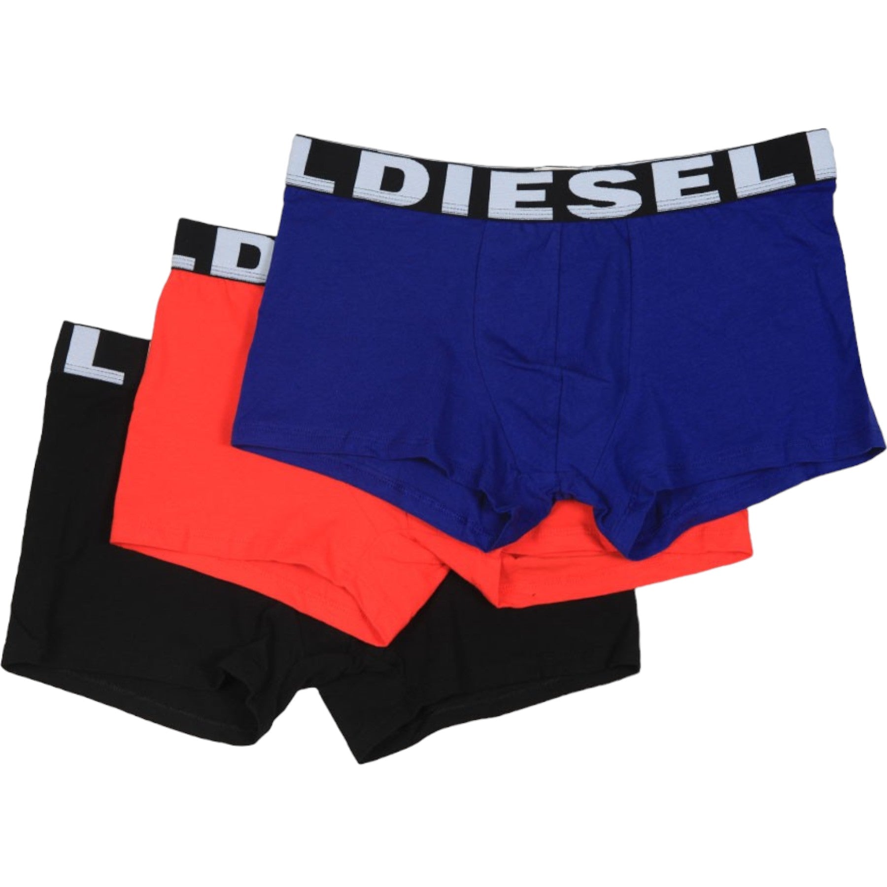 Diesel Shawnthreepack E5066 Mens Trunks 3 Pack Stretch Soft Cotton Underwear