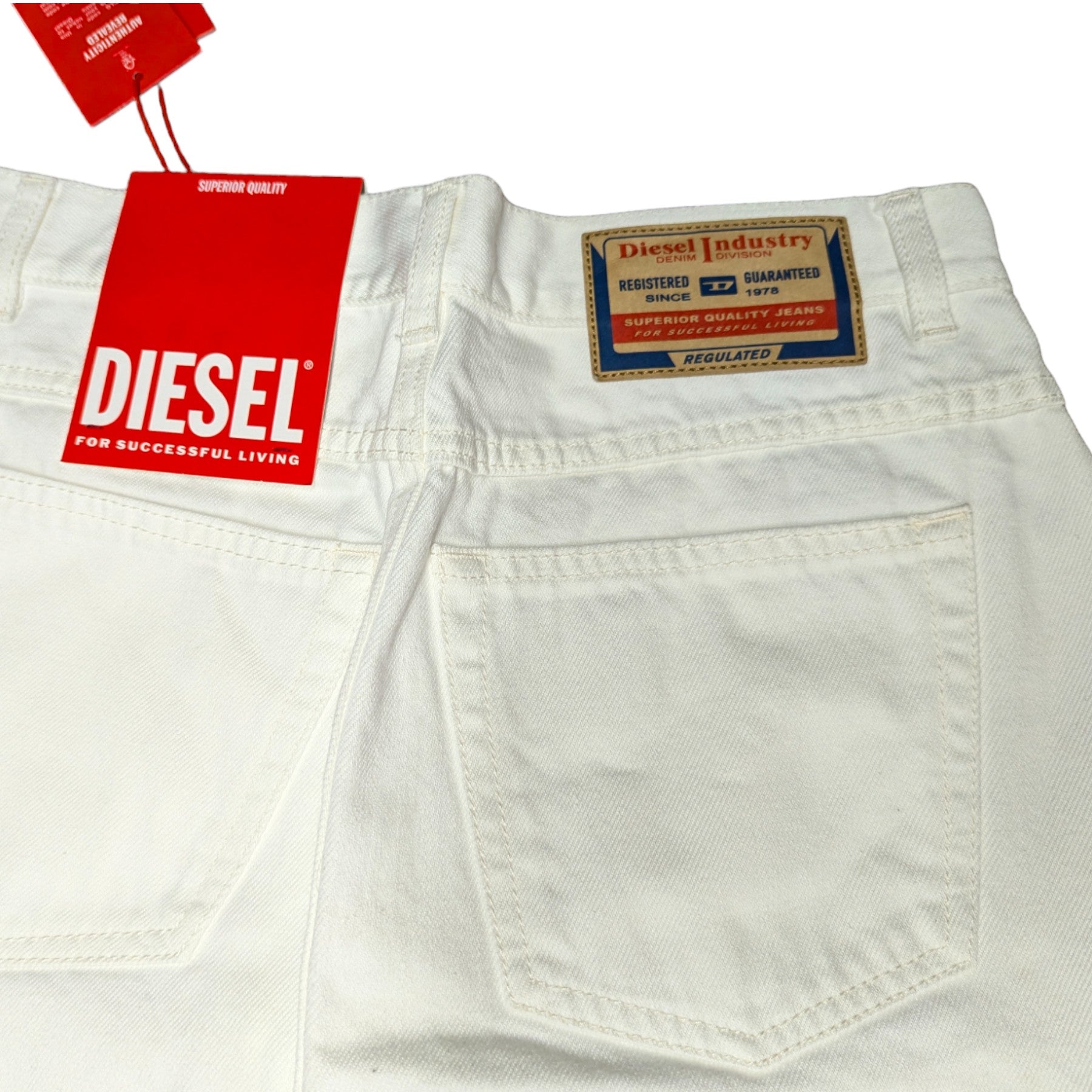 Diesel DE-RONNY Womens Pencil Skirt Mid Length Denim Summer Cotton Party Skirt