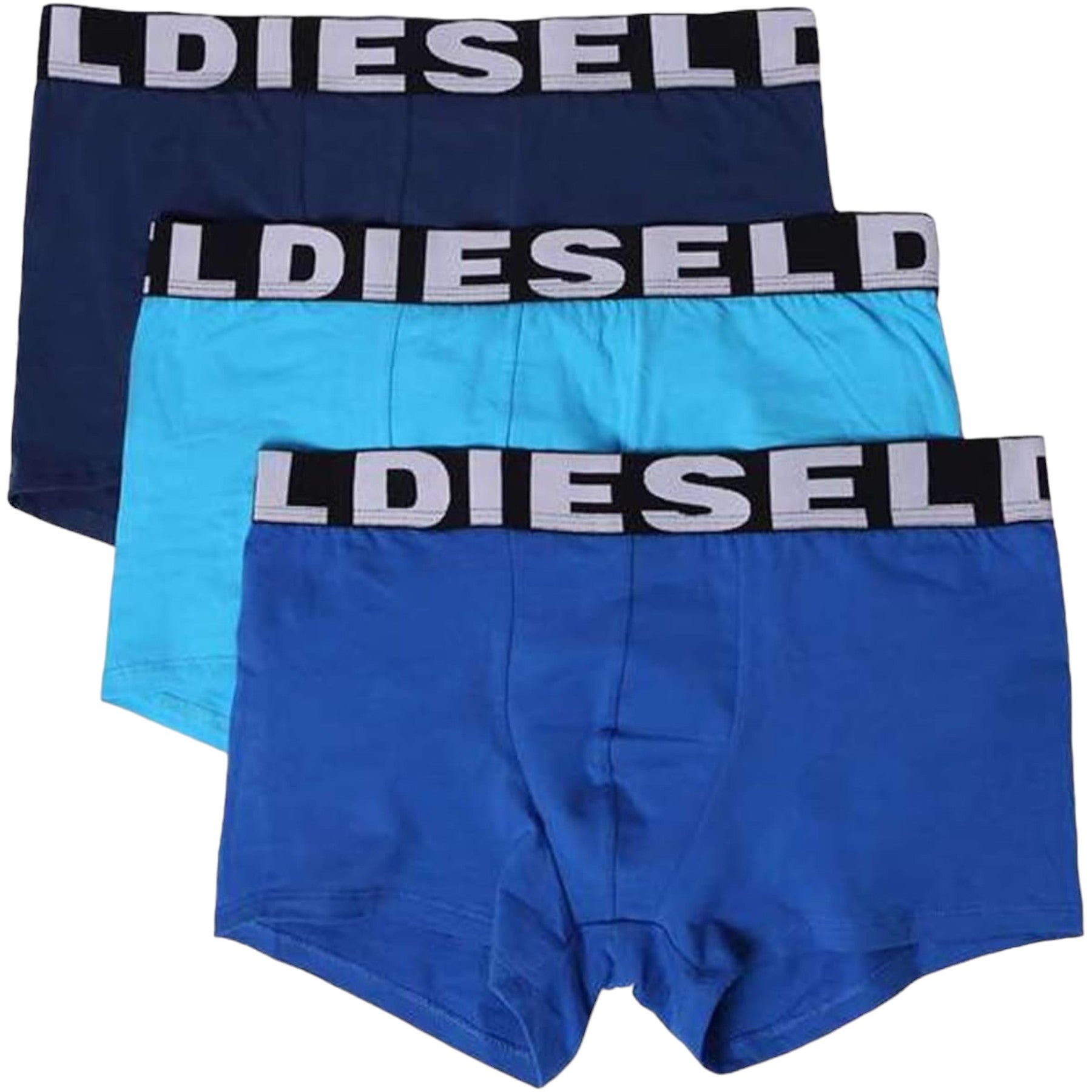 Diesel Shawnthreepack E4974 Mens Trunks 3 Pack Stretch Soft Cotton Underwear New