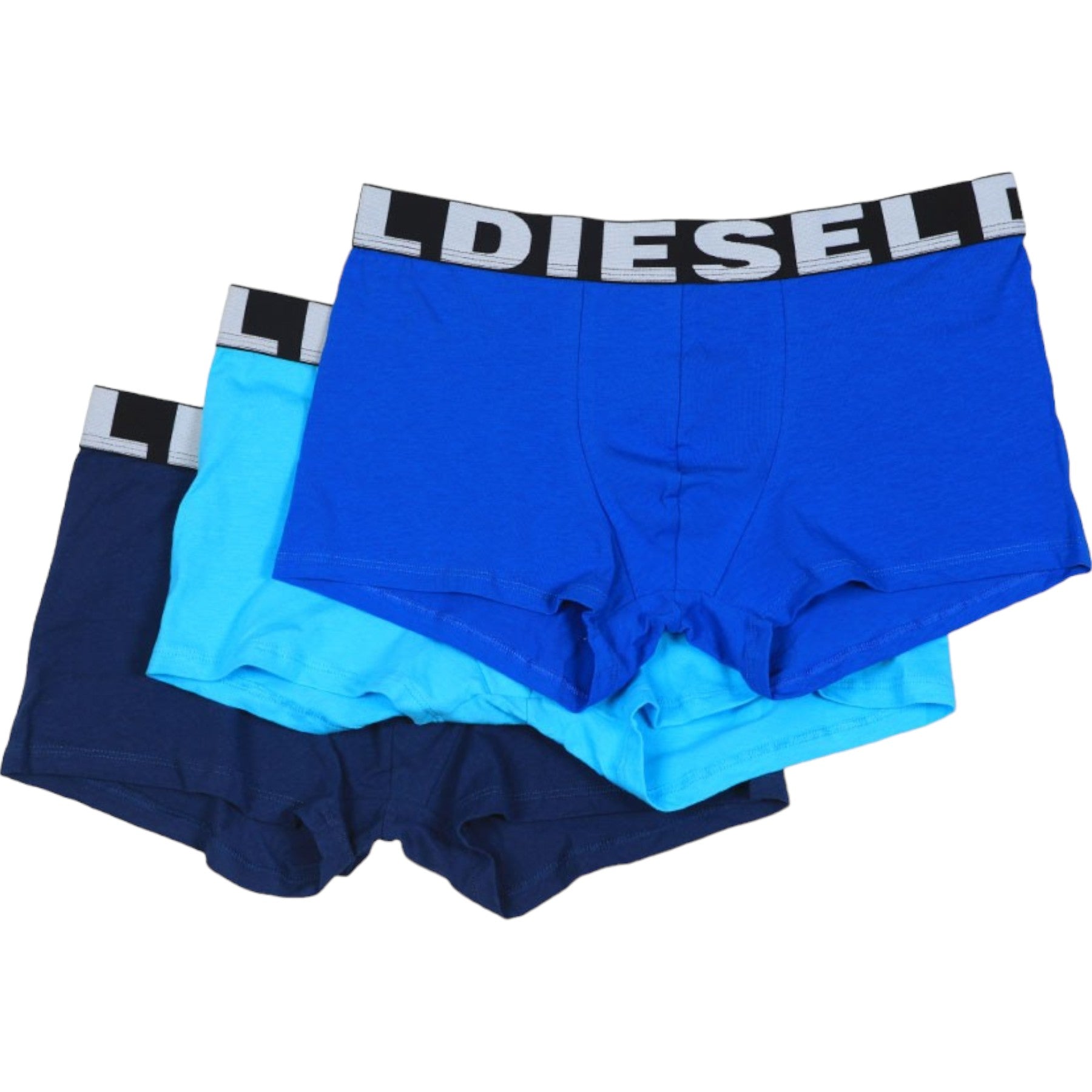 Diesel Shawnthreepack E4974 Mens Trunks 3 Pack Stretch Soft Cotton Underwear New
