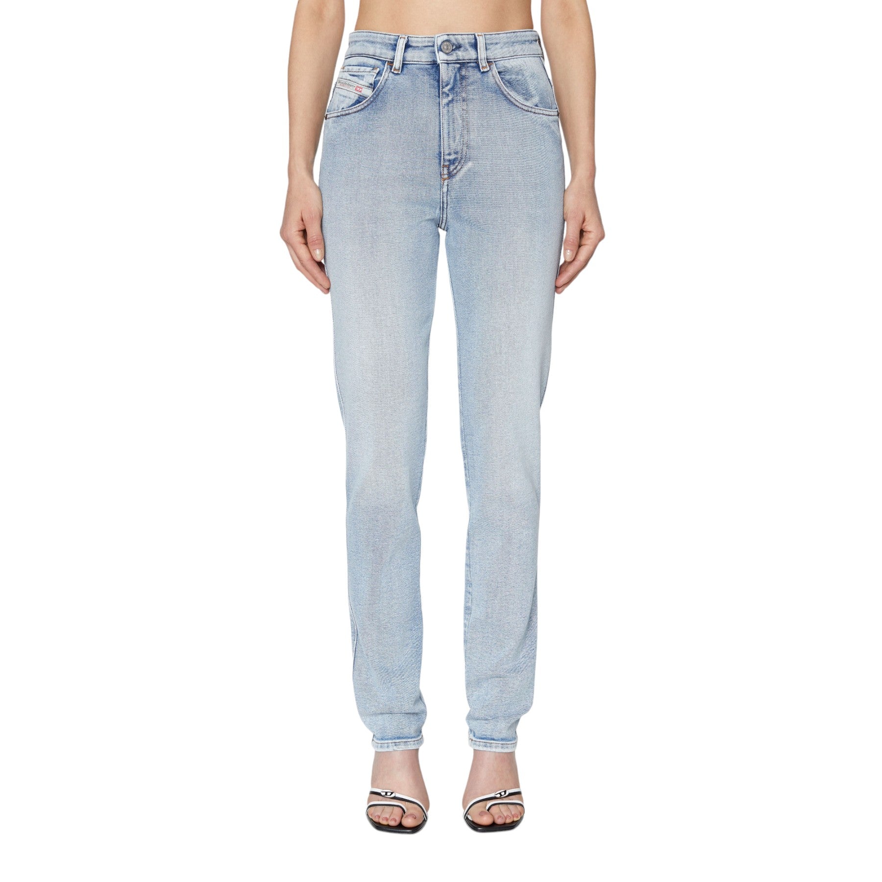 DIESEL 1994 Womens Denim Jeans Slim Fit High Waist Tapered Leg Stretch Pants W27