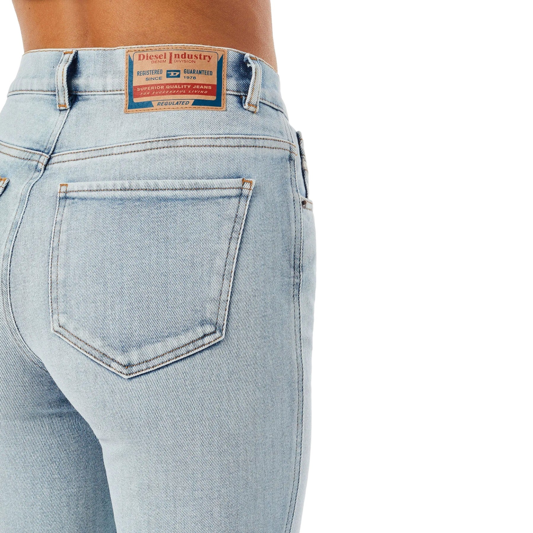 DIESEL 1994 Womens Denim Jeans Slim Fit High Waist Tapered Leg Stretch Pants W27