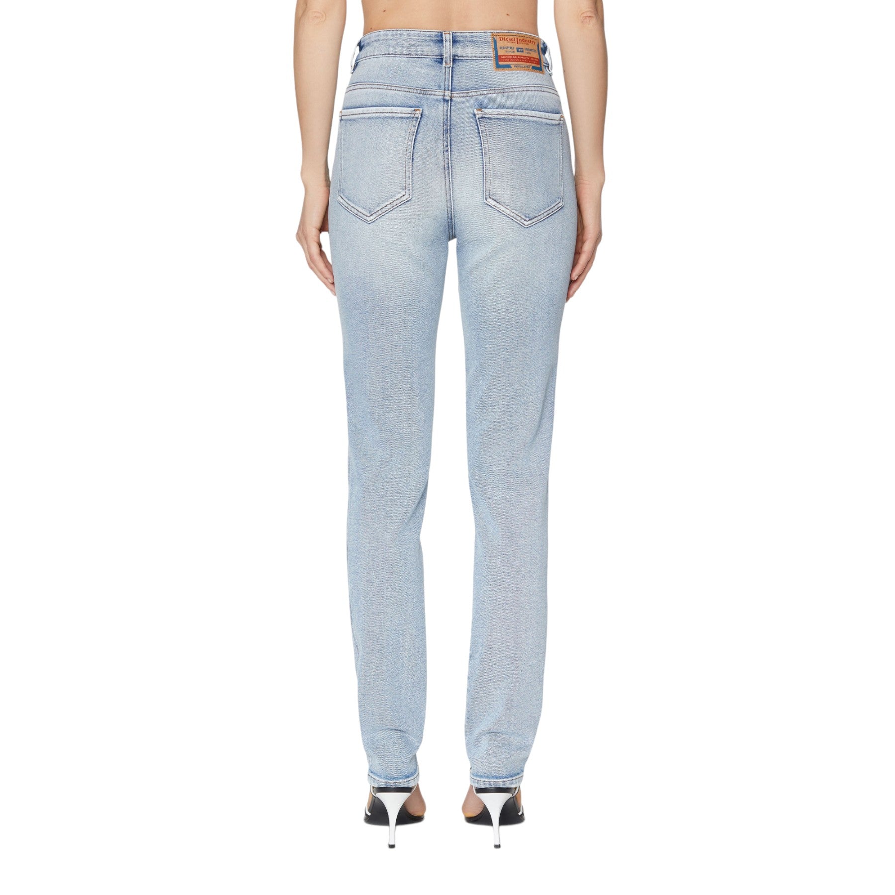 DIESEL 1994 Womens Denim Jeans Slim Fit High Waist Tapered Leg Stretch Pants W27